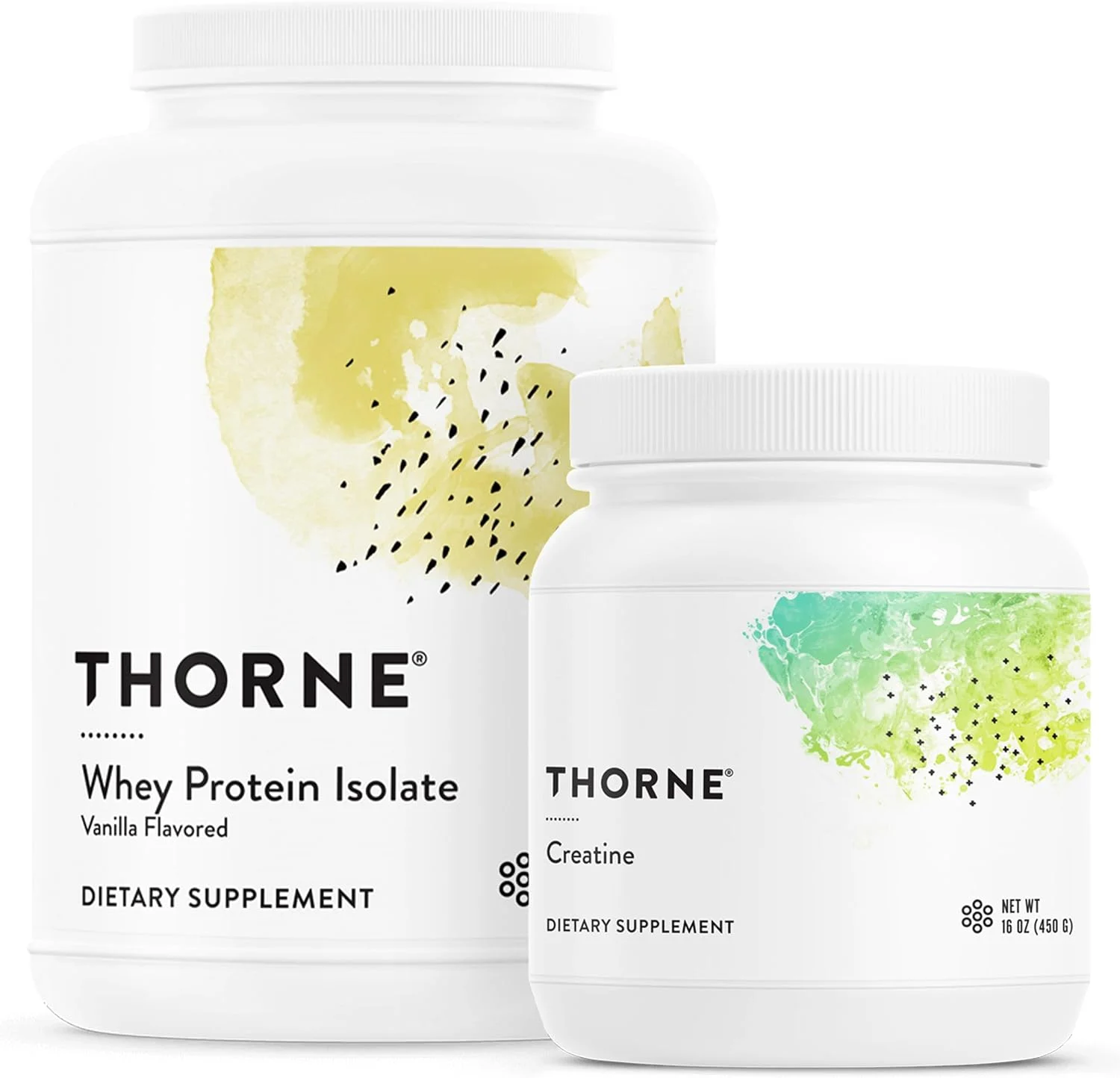 مجموعه پشتیبانی عضلات تورن - پروتئین وی ایزوله وانیلی و کراتین - دارای گواهی NSF - 30 تا 90 سروینگ