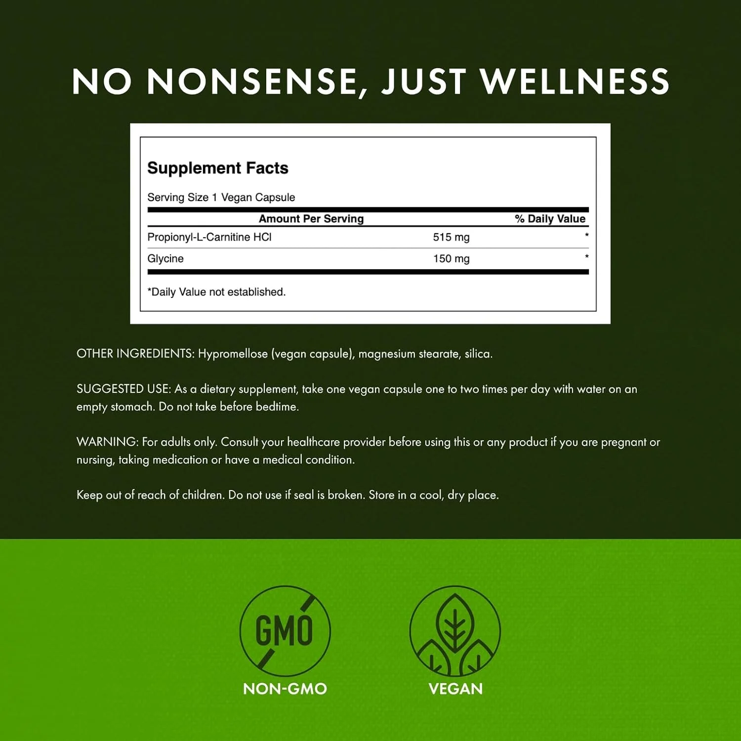 پروپیونیل ال-کارنیتین با گلیسین Swanson - مکمل طبیعی برای حمایت از سلامت قلب و انرژی - ممکن است از قدرت و استقامت عضلات پشتیبانی کند - (60 کپسول گیاهی)