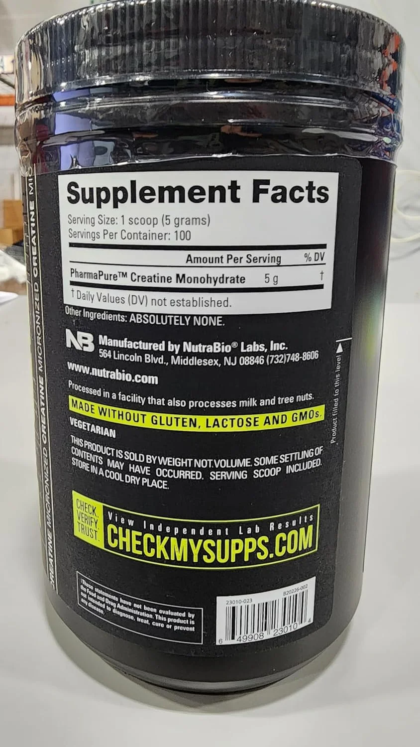 بسته مکمل مونوهیدرات کراتین نوتراBio، بدون طعم، (500 گرم) و پروتئین وی ایزوله شفاف، (طعم آناناس) – انرژی عضلانی، حداکثر رشد، ریکاوری و قدرت