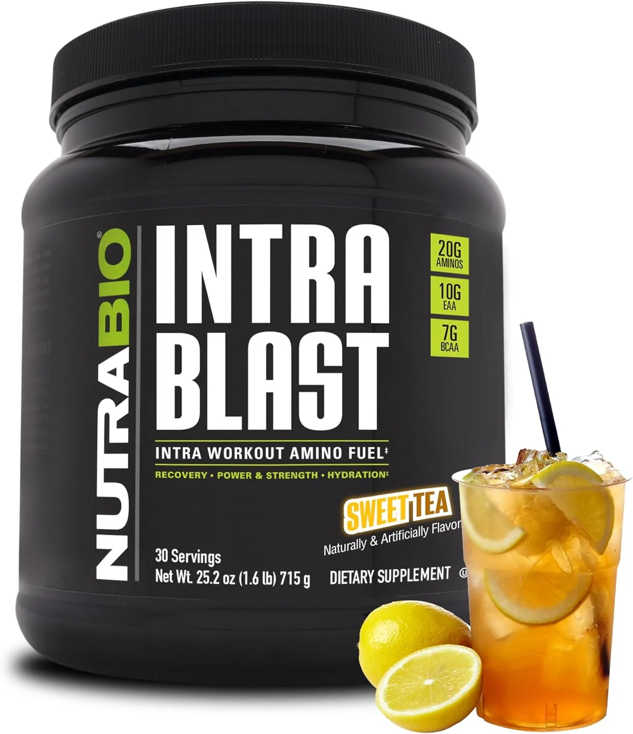 مکمل آمینو اسید پودری نوتراBio Intra Blast Bcaa، ترکیب الکترولیت و آبرسان، Intra، قبل از تمرین و ریکاوری عضلات، 20 گرم پودر آمینو اسید Eaa، 5 گرم گلوتامین - چای شیرین، 30 سروینگ مکمل آمینو اسید پودری نوتراBio Intra Blast Bcaa، ترکیب الکترولیت و آبرسان، Intra، قبل از تمرین و ریکاوری عضلات، 20 گرم پودر آمینو اسید Eaa، 5 گرم گلوتامین - چای شیرین، 30 سروینگ