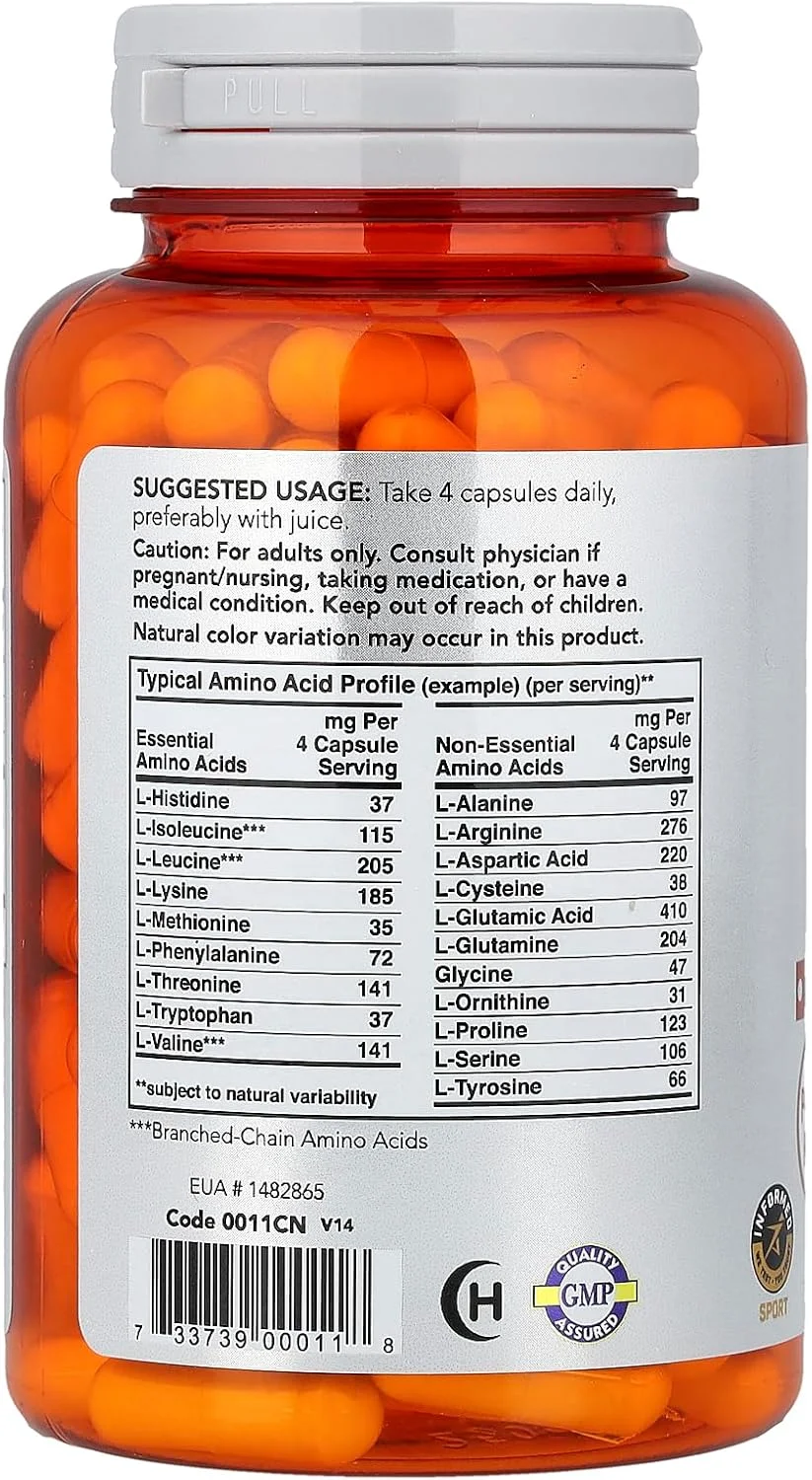 نَو فودز اسپورتس، آمینو کامپلیت™، 120 کپسول گیاهی نَو فودز اسپورتس، آمینو کامپلیت™، 120 کپسول گیاهی