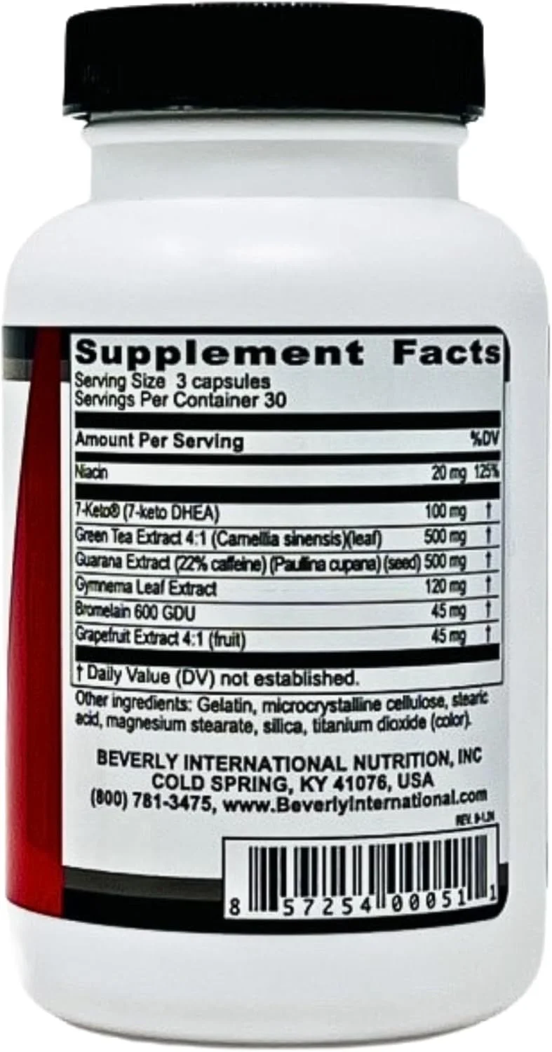 7-KETO Musclean. تا 3 برابر بیشتر چربی بدن را بدون از دست دادن عضله از دست بدهید. قرص رژیمی ترموژنیک قوی برای مردان و زنان. افزایش متابولیسم چربی سوزی. رژیم غذایی - کاهش پرخوری. 90 کپسول