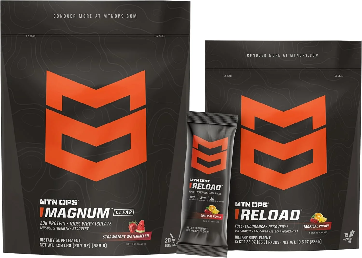 بسته ترکیبی مگنوم کلیر با طعم هندوانه توت فرنگی و ری‌لود پانچ گرمسیری