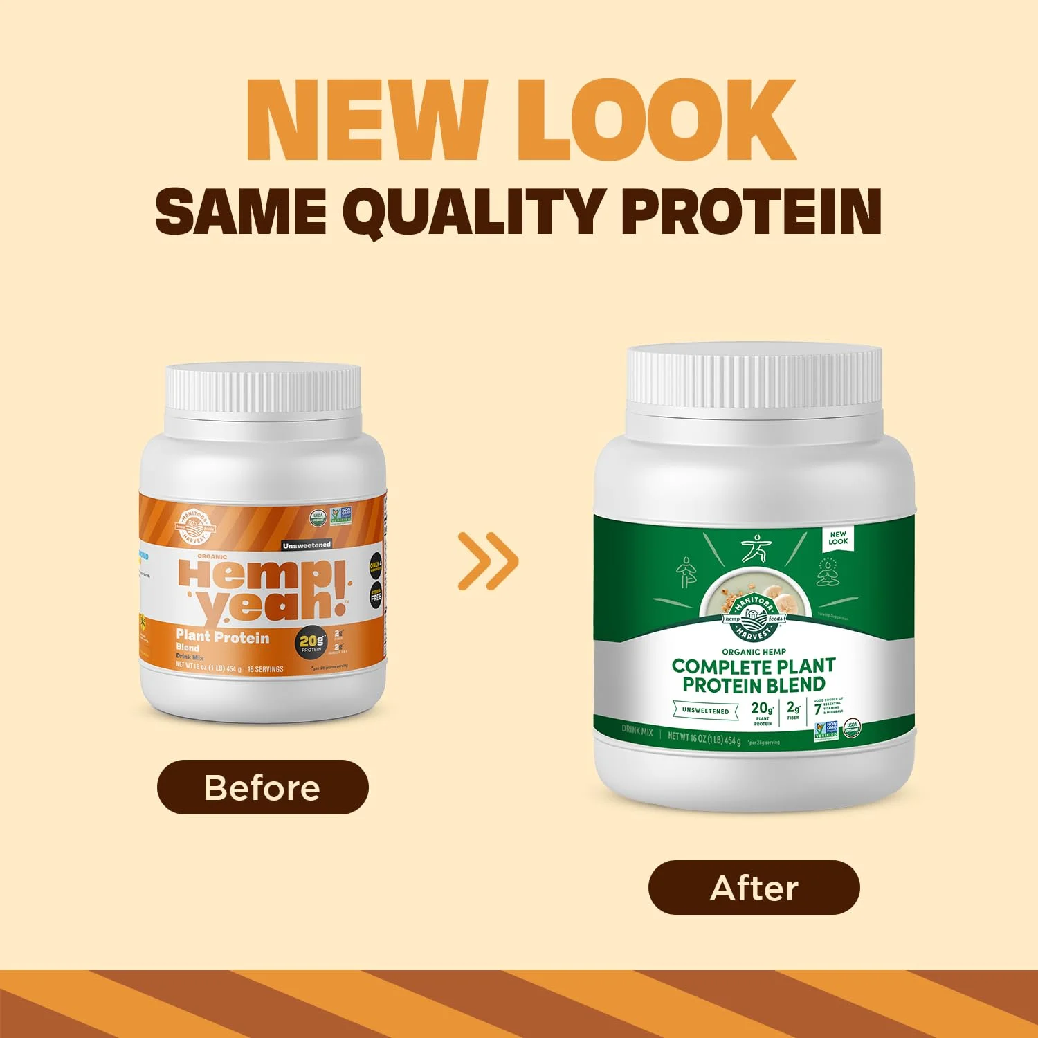 پودر پروتئین گیاهی ارگانیک Manitoba Harvest Hemp Yeah با 20 گرم پروتئین کامل گیاهی، 2 گرم فیبر و 2 گرم امگا 3 و 6، غیر GMO، وگان، بدون شیرین کننده، 453 گرم، بسته بندی ممکن است متفاوت باشد پودر پروتئین گیاهی ارگانیک Manitoba Harvest Hemp Yeah با 20 گرم پروتئین کامل گیاهی، 2 گرم فیبر و 2 گرم امگا 3 و 6، غیر GMO، وگان، بدون شیرین کننده، 453 گرم، بسته بندی ممکن است متفاوت باشد