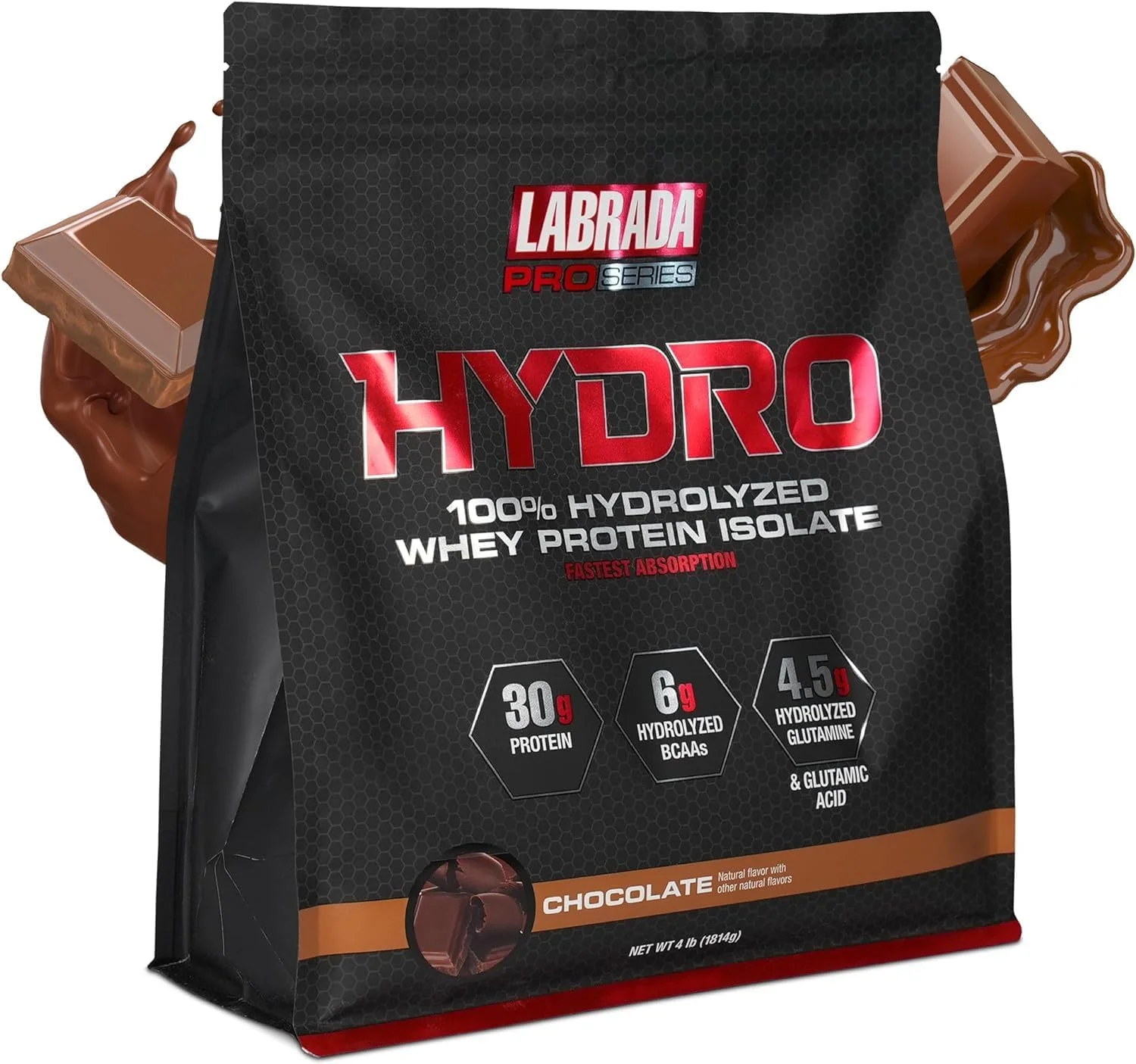 پودر پروتئین وی ایزوله هیدرولیز شده 100% خالص LABRADA Hydro، بدون لاکتوز، گلوتامین، سریعترین هضم وی موجود، مخلوط فوری، طعم لذیذ، 47 سروینگ، 4 پوند (شکلاتی) پودر پروتئین وی ایزوله هیدرولیز شده 100% خالص LABRADA Hydro، بدون لاکتوز، گلوتامین، سریعترین هضم وی موجود، مخلوط فوری، طعم لذیذ، 47 سروینگ، 4 پوند (شکلاتی)