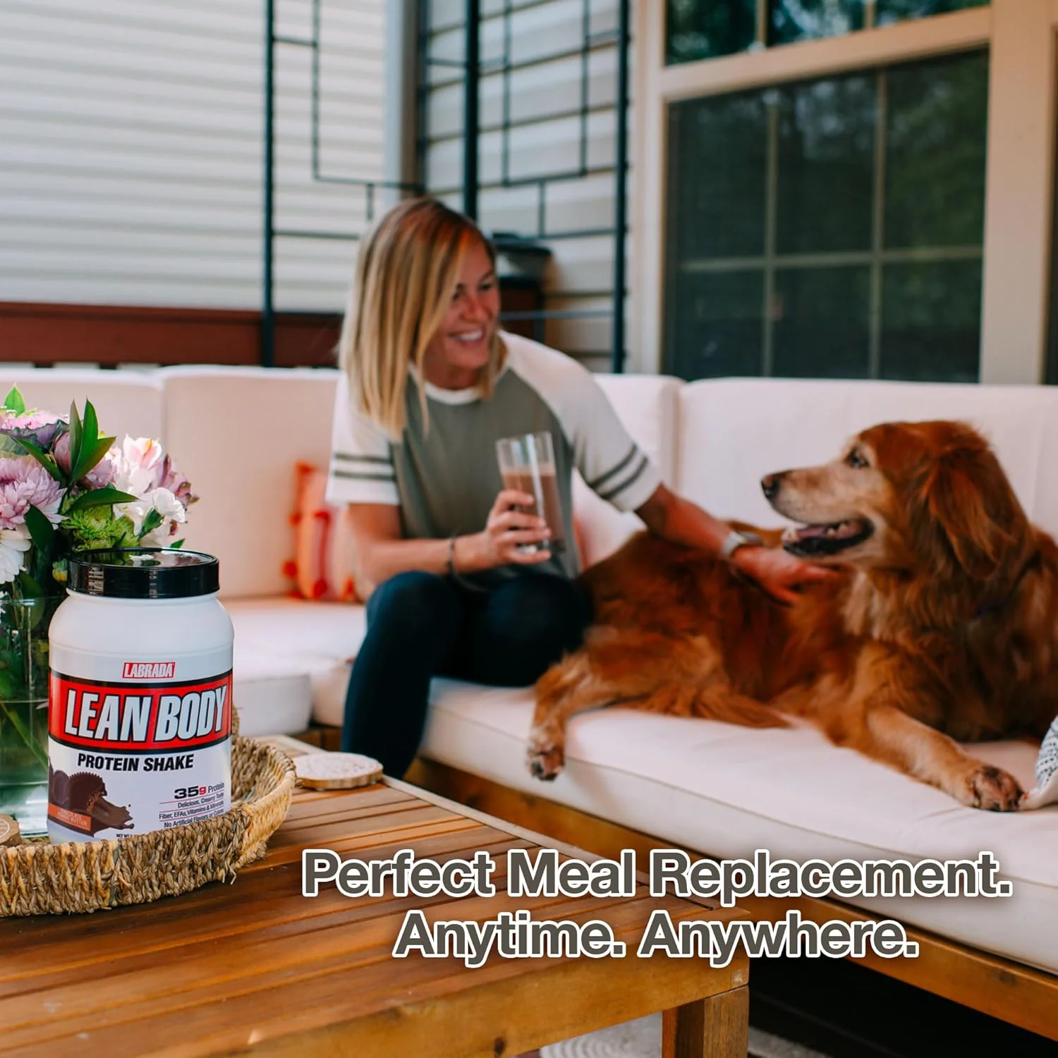 شیک جایگزین وعده غذایی با پروتئین بالا لابرادا نوتریشن Lean Body، وانیلی، ظرف 1.12 کیلوگرمی (بسته بندی ممکن است متفاوت باشد) شیک جایگزین وعده غذایی با پروتئین بالا لابرادا نوتریشن Lean Body، وانیلی، ظرف 1.12 کیلوگرمی (بسته بندی ممکن است متفاوت باشد)