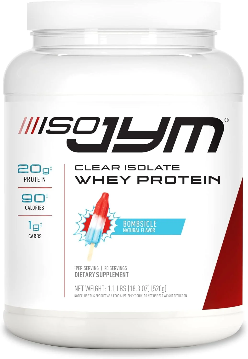 مکمل ورزشی JYM Science Iso JYM با طعم پاستیل یخی، 90 کالری، 100% پروتئین وی ایزوله، بدون چربی، بدون شکر، قابلیت ترکیب آسان، مناسب برای بانوان و آقایان، 20 سروینگ مکمل ورزشی JYM Science Iso JYM با طعم پاستیل یخی، 90 کالری، 100% پروتئین وی ایزوله، بدون چربی، بدون شکر، قابلیت ترکیب آسان، مناسب برای بانوان و آقایان، 20 سروینگ