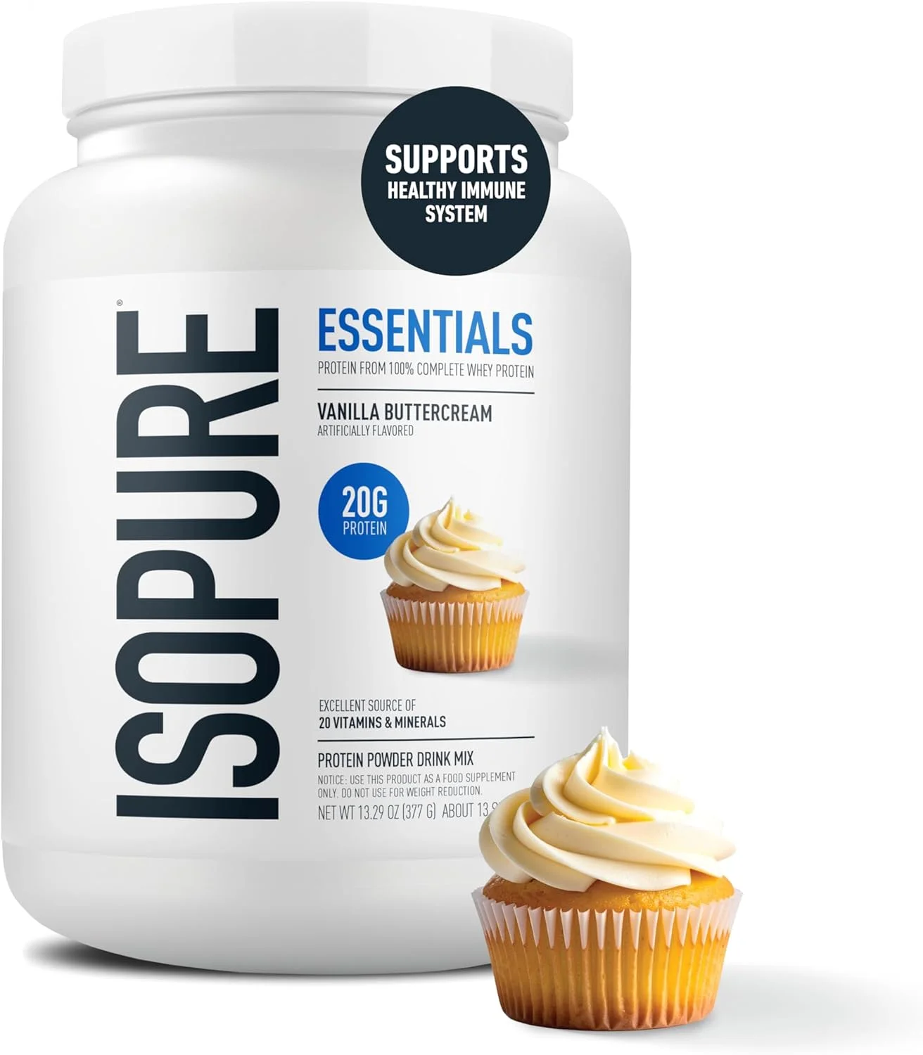 پودر پروتئین ایزوپیور اسنشیالز، کرم کره وانیلی، 13 سروینگ (بسته 1 عددی) پودر پروتئین ایزوپیور اسنشیالز، کرم کره وانیلی، 13 سروینگ (بسته 1 عددی)