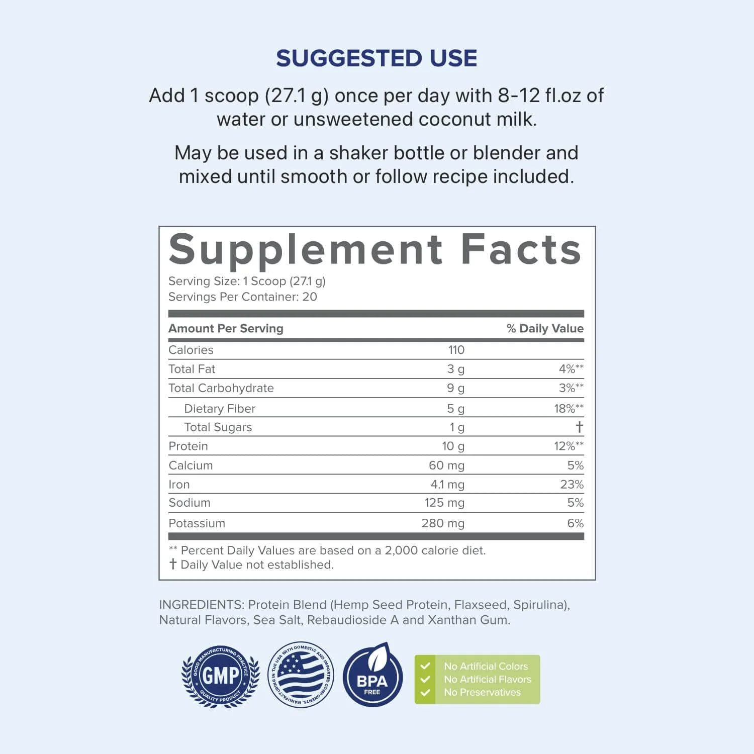 پودر پروتئین گیاهی گاندری ام دی پرو پلنت کامپلیت شیک، 20 سروینگ (وانیلی) پودر پروتئین گیاهی گاندری ام دی پرو پلنت کامپلیت شیک، 20 سروینگ (وانیلی)