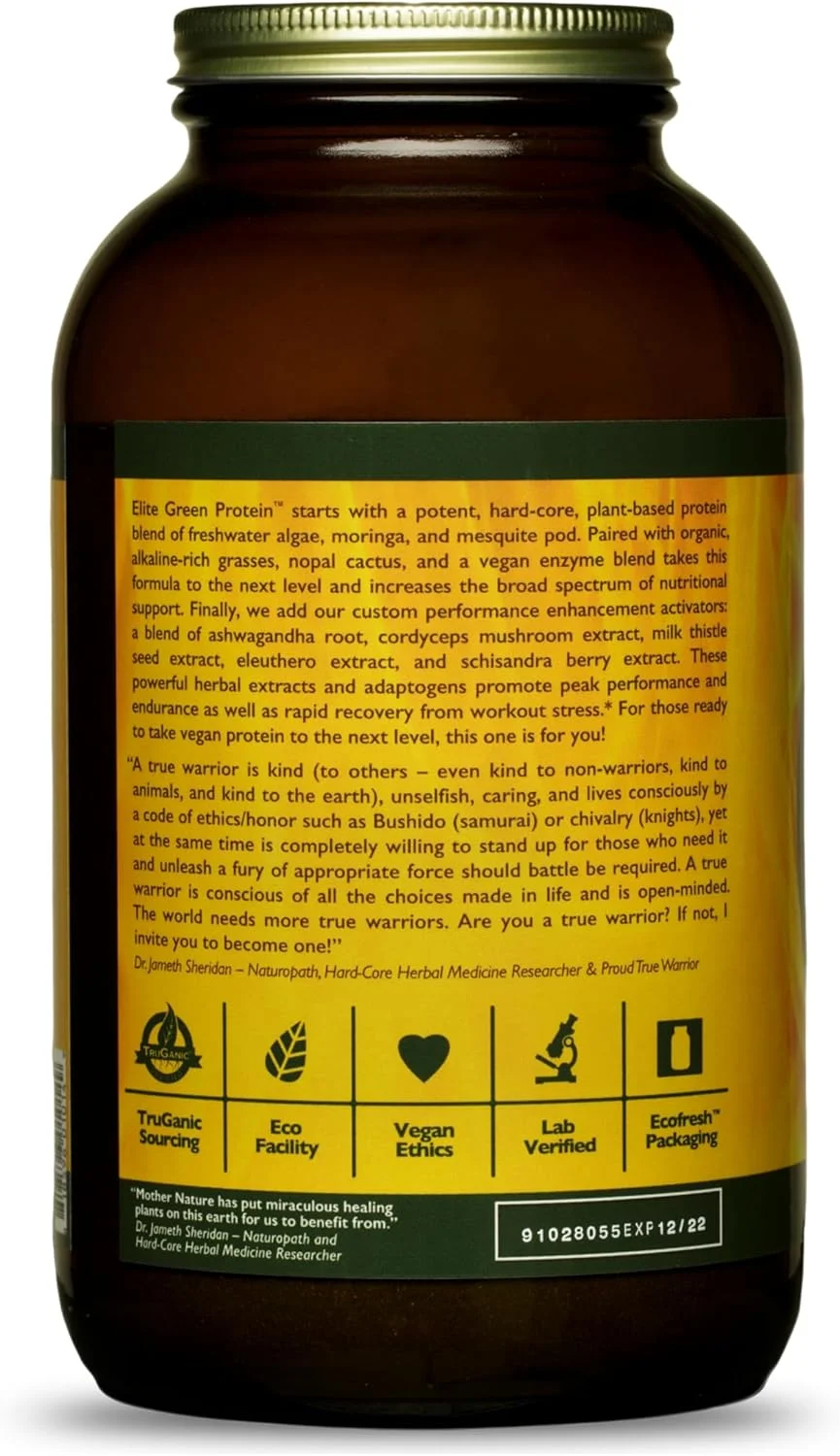 پودر پروتئین سبز الیت هلث فورس سوپرفودز - 500 گرم پودر پروتئین سبز الیت هلث فورس سوپرفودز - 500 گرم