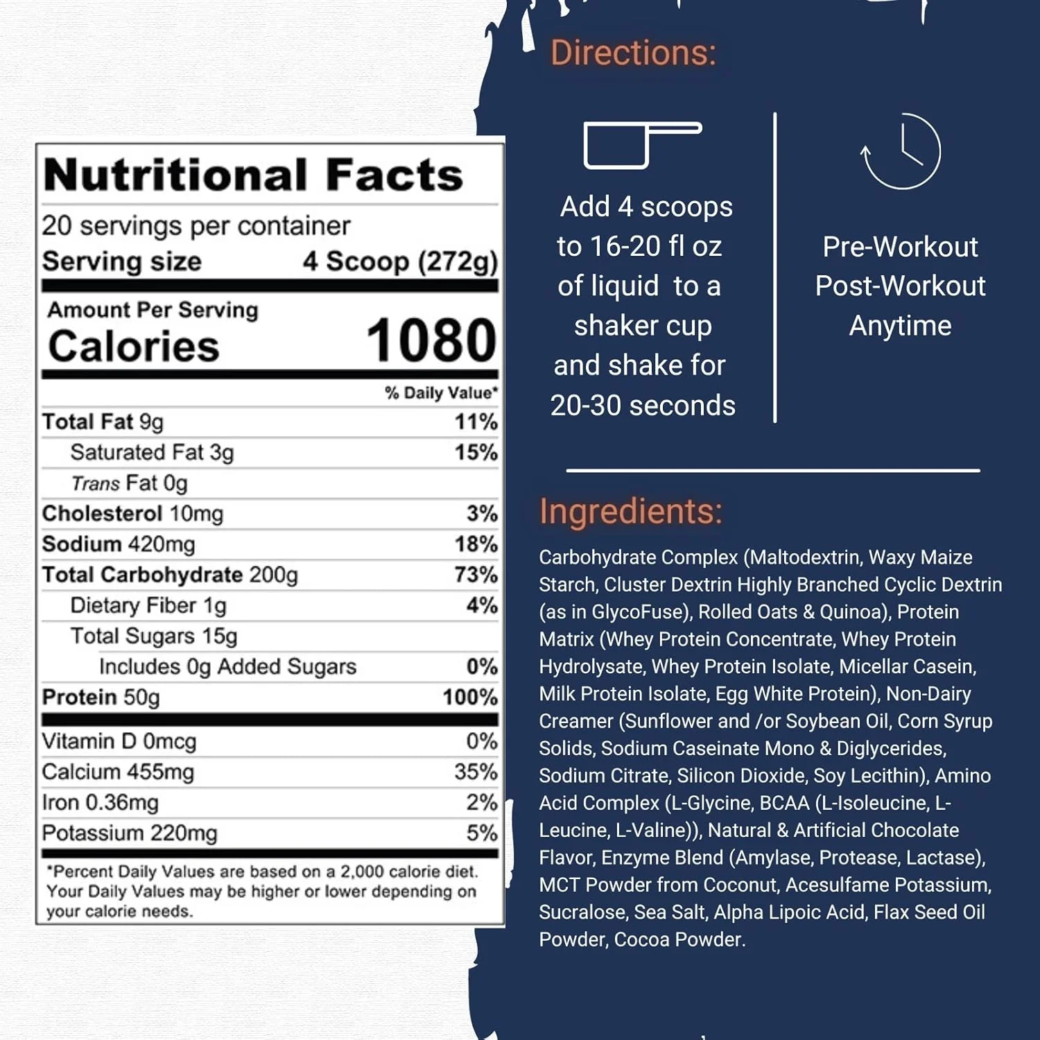 گاسپاری نوتریشن ریل مس: افزایش دهنده وزن پیشرفته، ترکیبی از پروتئین و کربوهیدرات پیچیده، 50 گرم پروتئین، 16 گرم ای ای ای، بدون گلوتن، 12 پوند (بستنی شکلاتی) گاسپاری نوتریشن ریل مس: افزایش دهنده وزن پیشرفته، ترکیبی از پروتئین و کربوهیدرات پیچیده، 50 گرم پروتئین، 16 گرم ای ای ای، بدون گلوتن، 12 پوند (بستنی شکلاتی)
