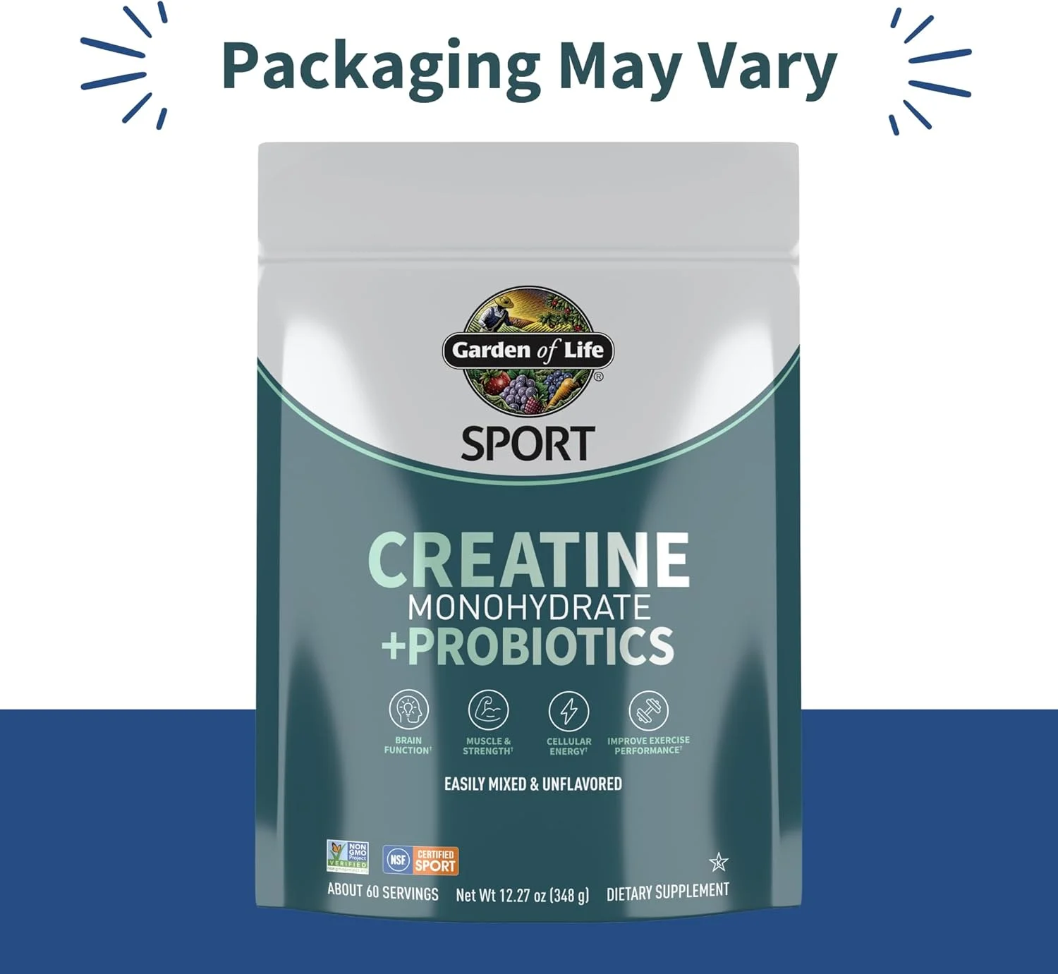 پودر کراتین مونوهیدرات برای بانوان و آقایان از Garden of Life، میکرونیزه شده، مناسب قبل از تمرین ورزشی به همراه پروبیوتیک برای عضله سازی، افزایش قدرت، بهبود عملکرد، انرژی آمینو ورزشی، حدود 60 سروینگ بدون طعم و با قابلیت ترکیب آسان پودر کراتین مونوهیدرات برای بانوان و آقایان از Garden of Life، میکرونیزه شده، مناسب قبل از تمرین ورزشی به همراه پروبیوتیک برای عضله سازی، افزایش قدرت، بهبود عملکرد، انرژی آمینو ورزشی، حدود 60 سروینگ بدون طعم و با قابلیت ترکیب آسان