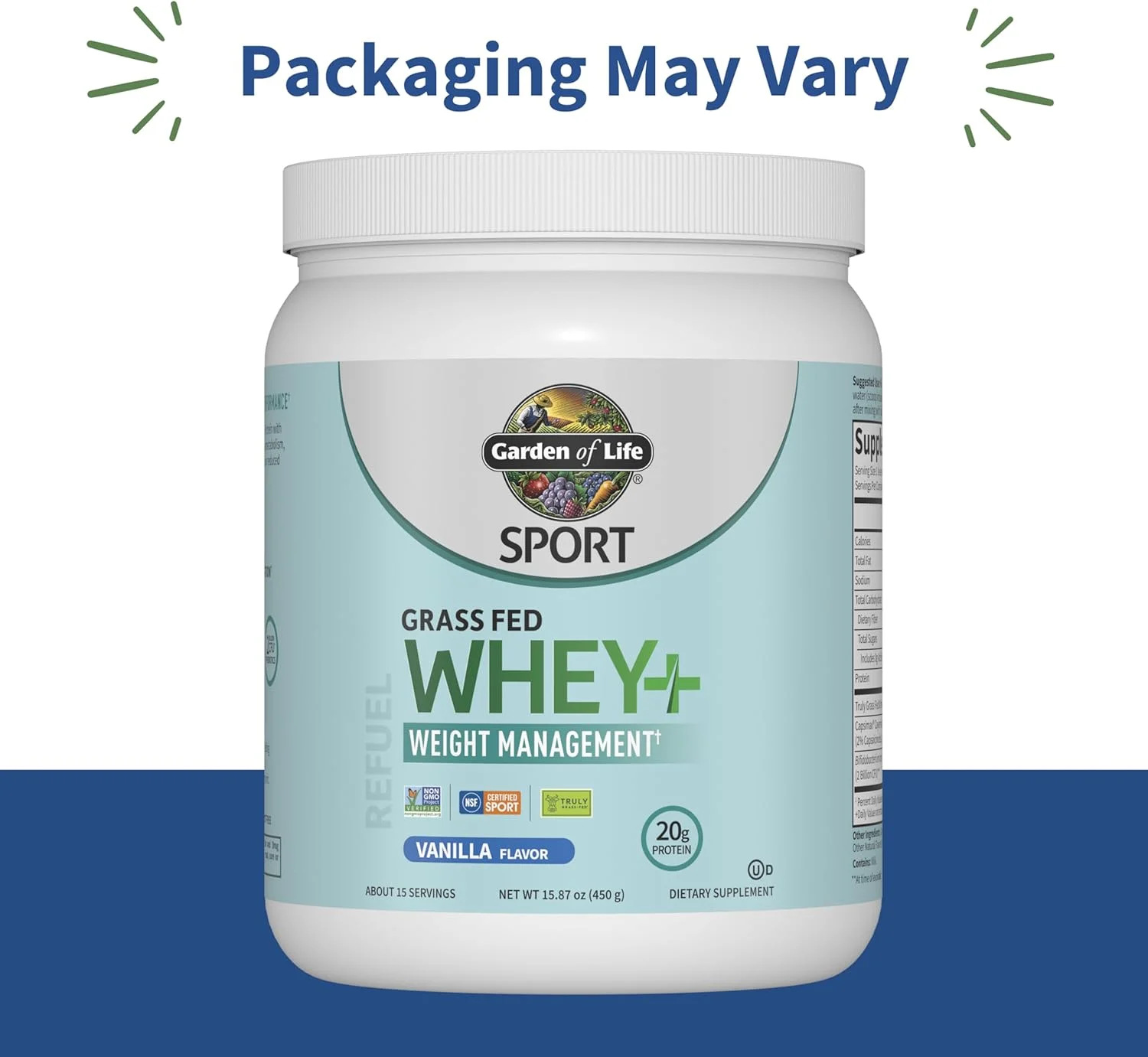 پودر پروتئین وی ایزوله Garden of Life Sport Plus برای مدیریت وزن و افزایش انرژی آمینو - 20 گرم پروتئین تغذیه شده با علف برای زنان و مردان - طعم وانیل - حاوی Capsimax و 2 میلیارد پروبیوتیک - حدود 15 سروینگ پودر پروتئین وی ایزوله Garden of Life Sport Plus برای مدیریت وزن و افزایش انرژی آمینو - 20 گرم پروتئین تغذیه شده با علف برای زنان و مردان - طعم وانیل - حاوی Capsimax و 2 میلیارد پروبیوتیک - حدود 15 سروینگ