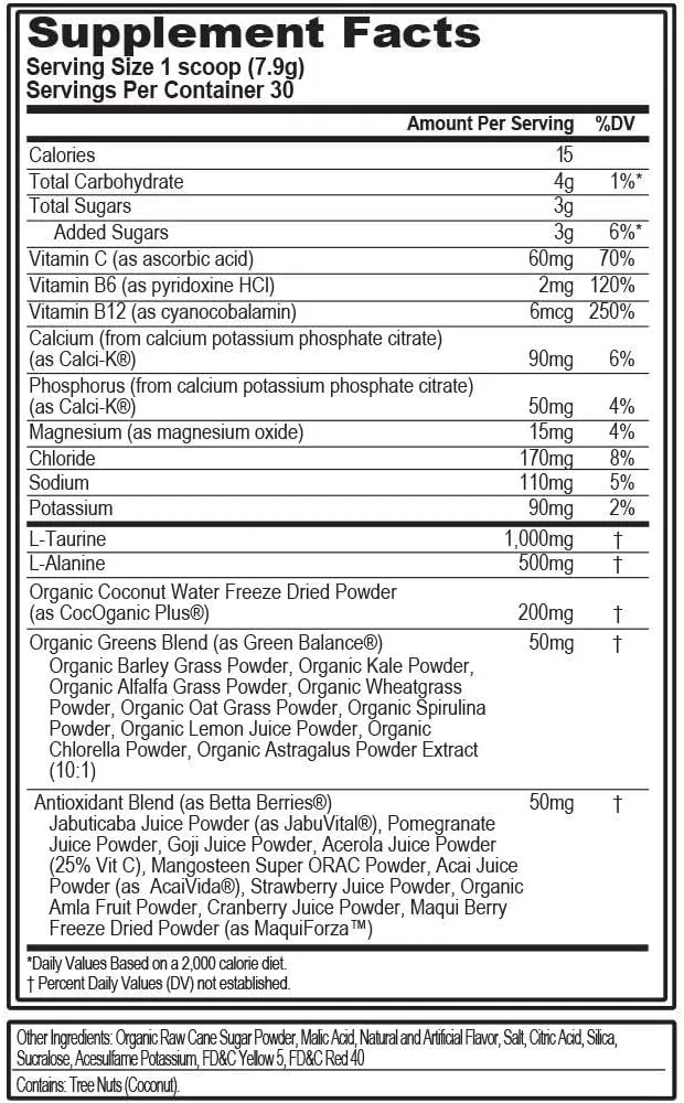 مکمل هیدراتاسیون کامل Evlution Nutrition HYDRAMINO، شامل هر 6 الکترولیت، ویتامین C و B، آمینو اسیدهای تقویت کننده مایعات، آب نارگیل، استقامت، ریکاوری، آنتی اکسیدان، 30 سروینگ، انبه پرتقالی مکمل هیدراتاسیون کامل Evlution Nutrition HYDRAMINO، شامل هر 6 الکترولیت، ویتامین C و B، آمینو اسیدهای تقویت کننده مایعات، آب نارگیل، استقامت، ریکاوری، آنتی اکسیدان، 30 سروینگ، انبه پرتقالی