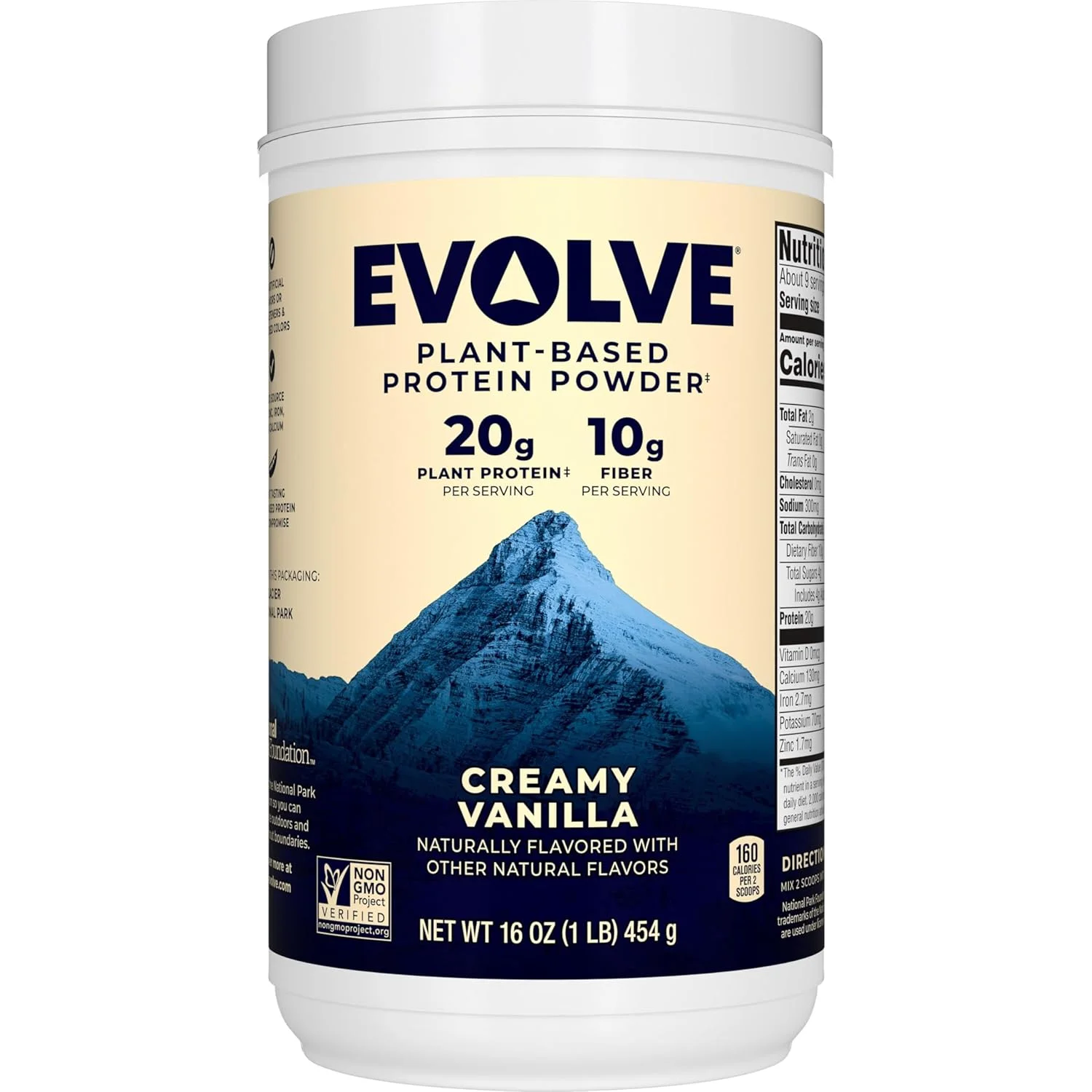 پودر پروتئین Evolve، وانیل ایده آل، 20 گرم پروتئین، 1 پوند پودر پروتئین Evolve، وانیل ایده آل، 20 گرم پروتئین، 1 پوند