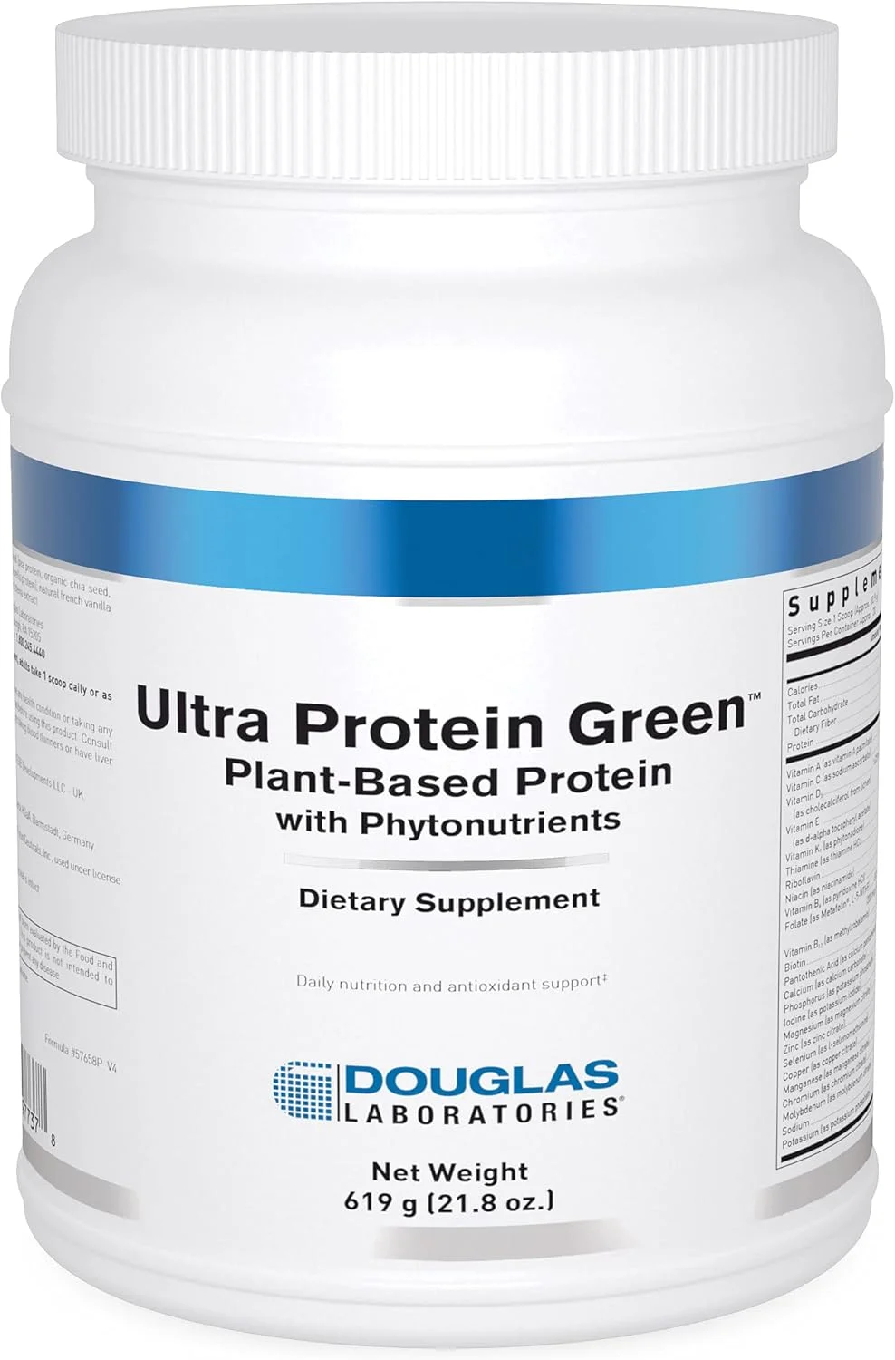 پودر پروتئین گیاهی با طعم وانیل Douglas Laboratories Ultra Protein Green | 618 گرم پودر پروتئین گیاهی با طعم وانیل Douglas Laboratories Ultra Protein Green | 618 گرم