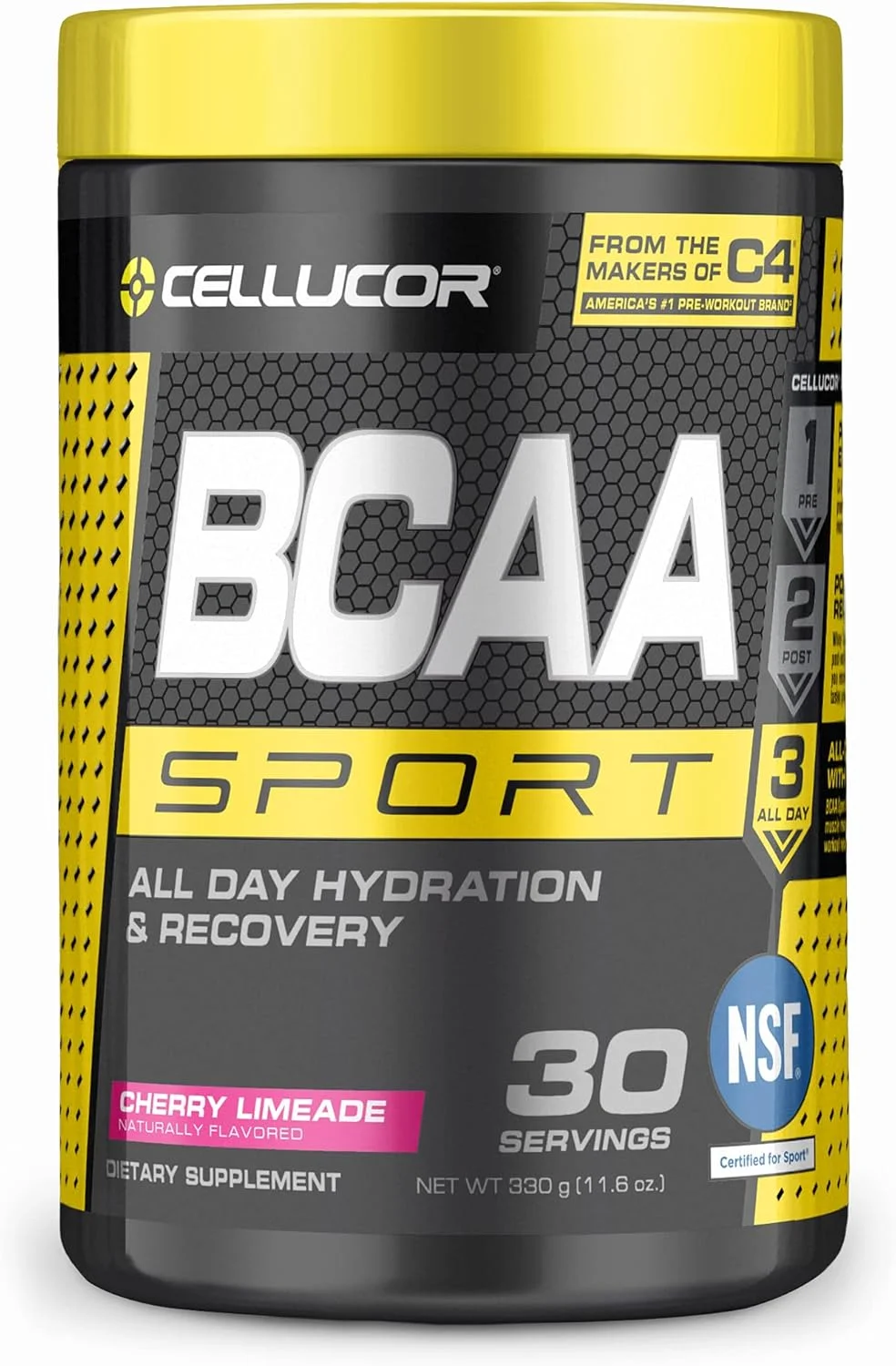 سلکور BCAA Sport، پودر نوشیدنی ورزشی BCAA برای آبرسانی و ریکاوری، طعم لیمویی گیلاس، 30 سروینگ سلکور BCAA Sport، پودر نوشیدنی ورزشی BCAA برای آبرسانی و ریکاوری، طعم لیمویی گیلاس، 30 سروینگ