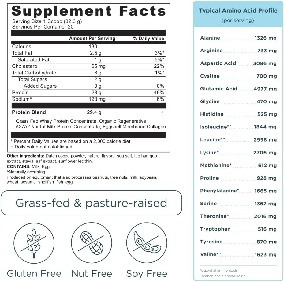 پودر پروتئین وی با شیر گاو تغذیه شده با علف Ancient Nutrition، وانیل، 35 سروینگ + پودر پروتئین وی با شیر گاو تغذیه شده با علف Ancient Nutrition، شکلات شیری، 20 سروینگ پودر پروتئین وی با شیر گاو تغذیه شده با علف Ancient Nutrition، وانیل، 35 سروینگ + پودر پروتئین وی با شیر گاو تغذیه شده با علف Ancient Nutrition، شکلات شیری، 20 سروینگ
