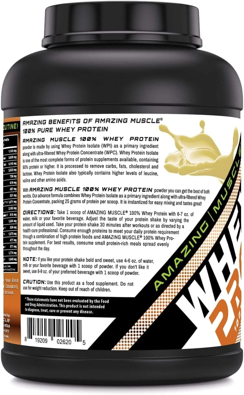 پودر پروتئین وی 100% برای عضله سازی (طعم کره اسکاچ) *فرمول پیشرفته با پروتئین وی ایزوله به عنوان ماده اصلی به همراه کنسانتره پروتئین وی فوق فیلتر شده (2.2 کیلوگرم) پودر پروتئین وی 100% برای عضله سازی (طعم کره اسکاچ) *فرمول پیشرفته با پروتئین وی ایزوله به عنوان ماده اصلی به همراه کنسانتره پروتئین وی فوق فیلتر شده (2.2 کیلوگرم)