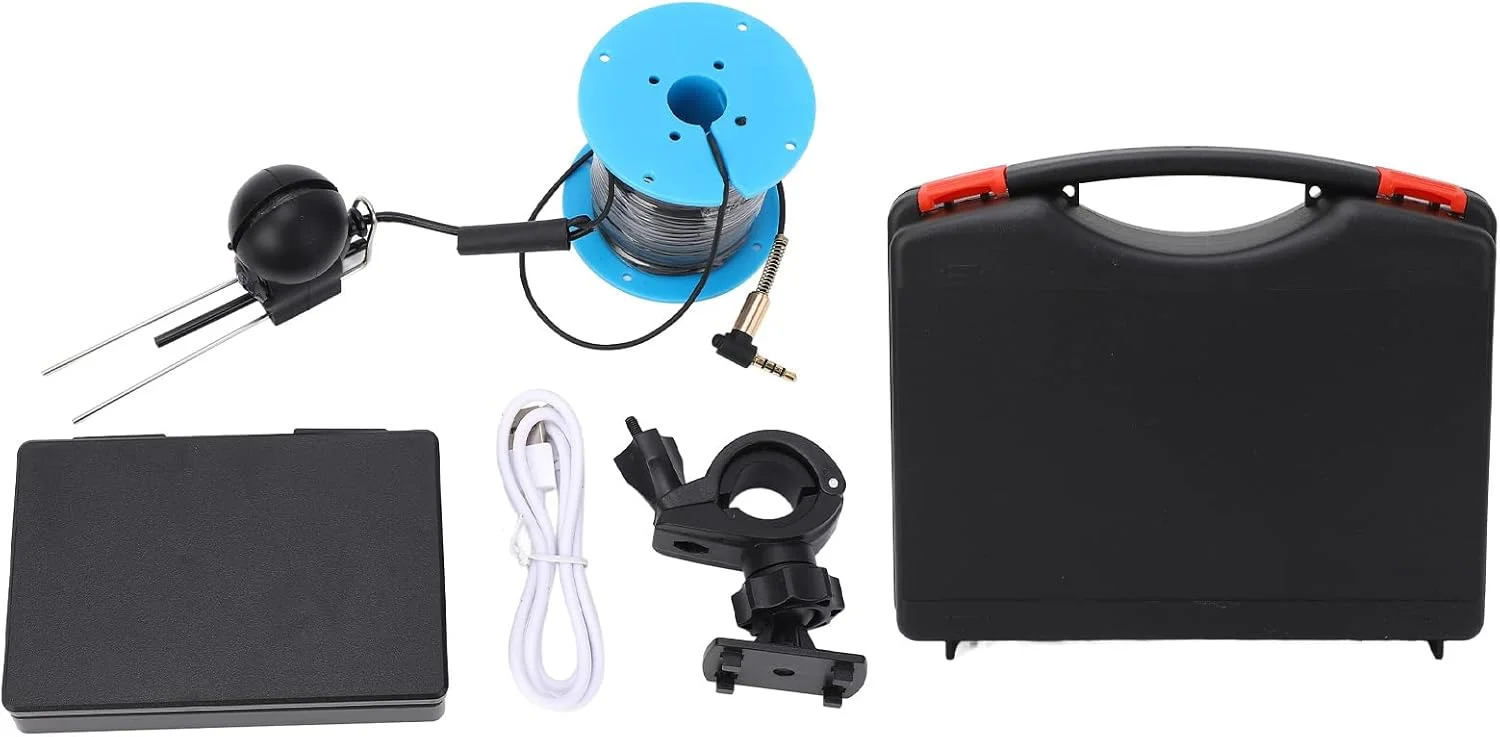 دوربین ماهیگیری زیر آب 1080P با صفحه نمایش 4.3 اینچی، کابل 30 متری، لنز فوق عریض، ماهی یاب یخ