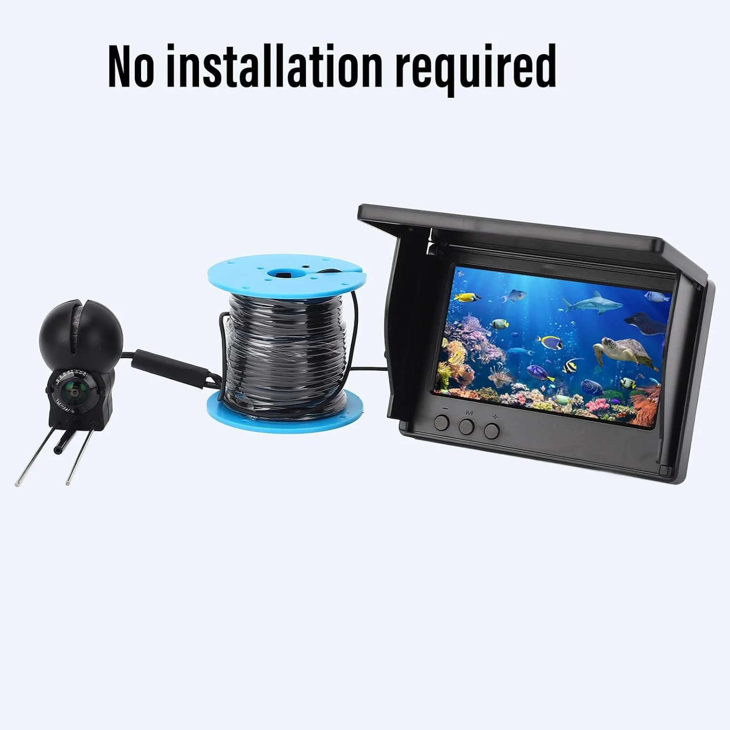 دوربین ماهیگیری زیر آب 1080P با صفحه نمایش 4.3 اینچی، کابل 30 متری، لنز فوق عریض، ماهی یاب یخ دوربین ماهیگیری زیر آب 1080P با صفحه نمایش 4.3 اینچی، کابل 30 متری، لنز فوق عریض، ماهی یاب یخ