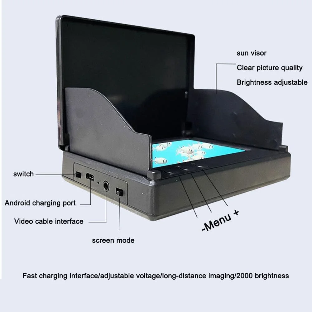 دوربین ماهیگیری زیر آب Colitt، زاویه دید عریض 220 درجه، دوربین ماهیگیری زیر آب 220 درجه به همراه کیف نگهداری