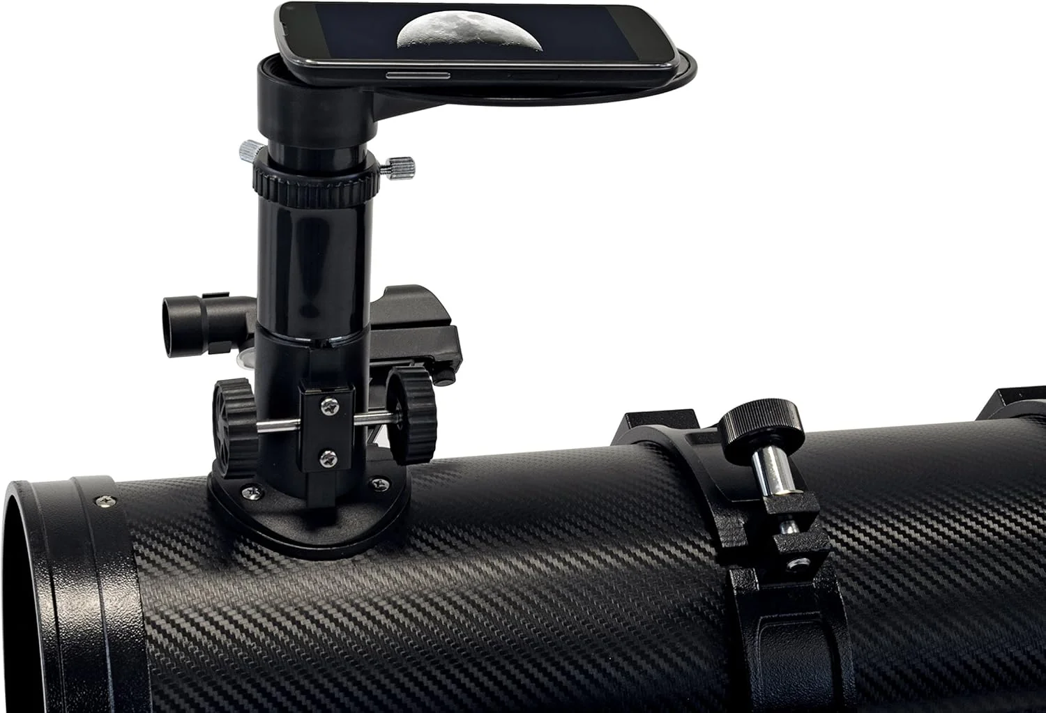 تلسکوپ بازتابی Bresser Pluto EQ 114/500 برای جوانان و بزرگسالان به همراه آداپتور دوربین گوشی هوشمند، سه پایه و لوازم جانبی گسترده