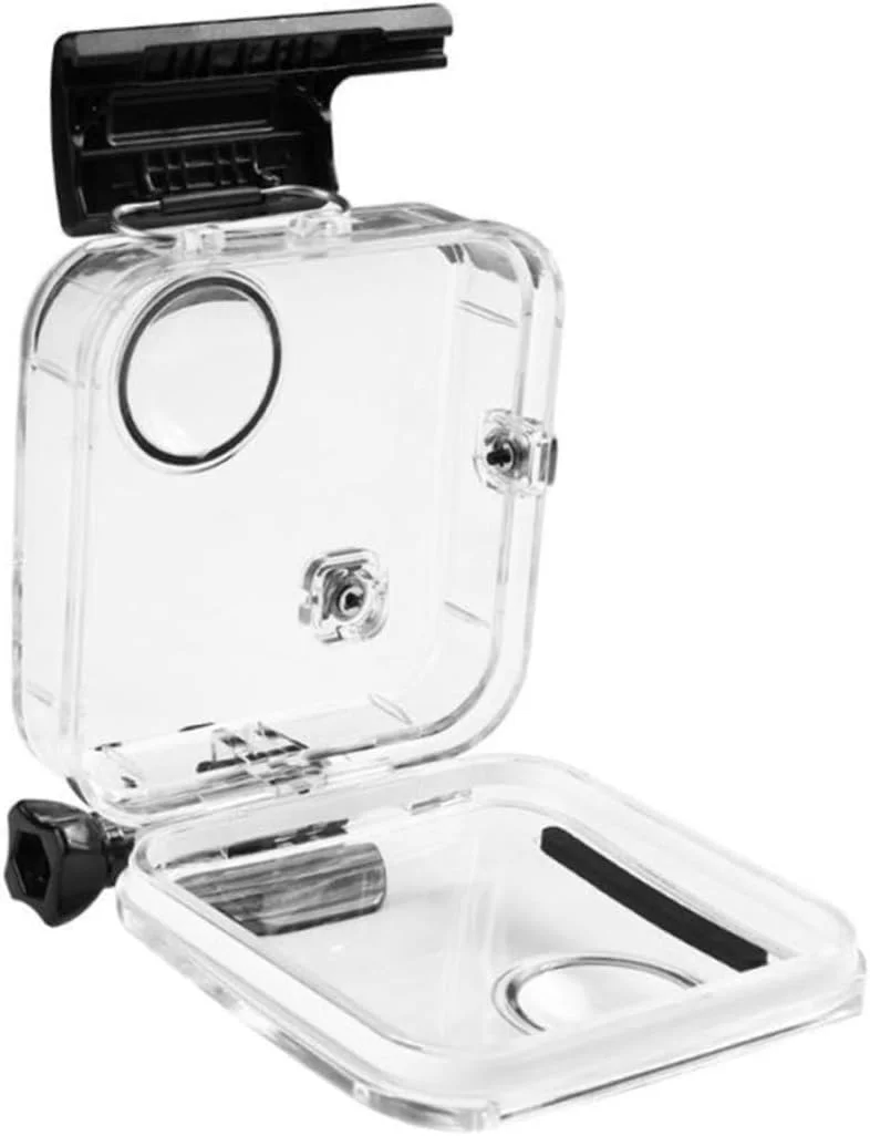 محفظه ضد آب دوربین Angoily برای Fusion، قاب محافظ دوربین مقاوم در برابر ضربه با شیشه حرارت دیده شفاف، جنس PC بادوام، محافظ سبک و قابل حمل برای غواصی و عکسبرداری در فضای باز
