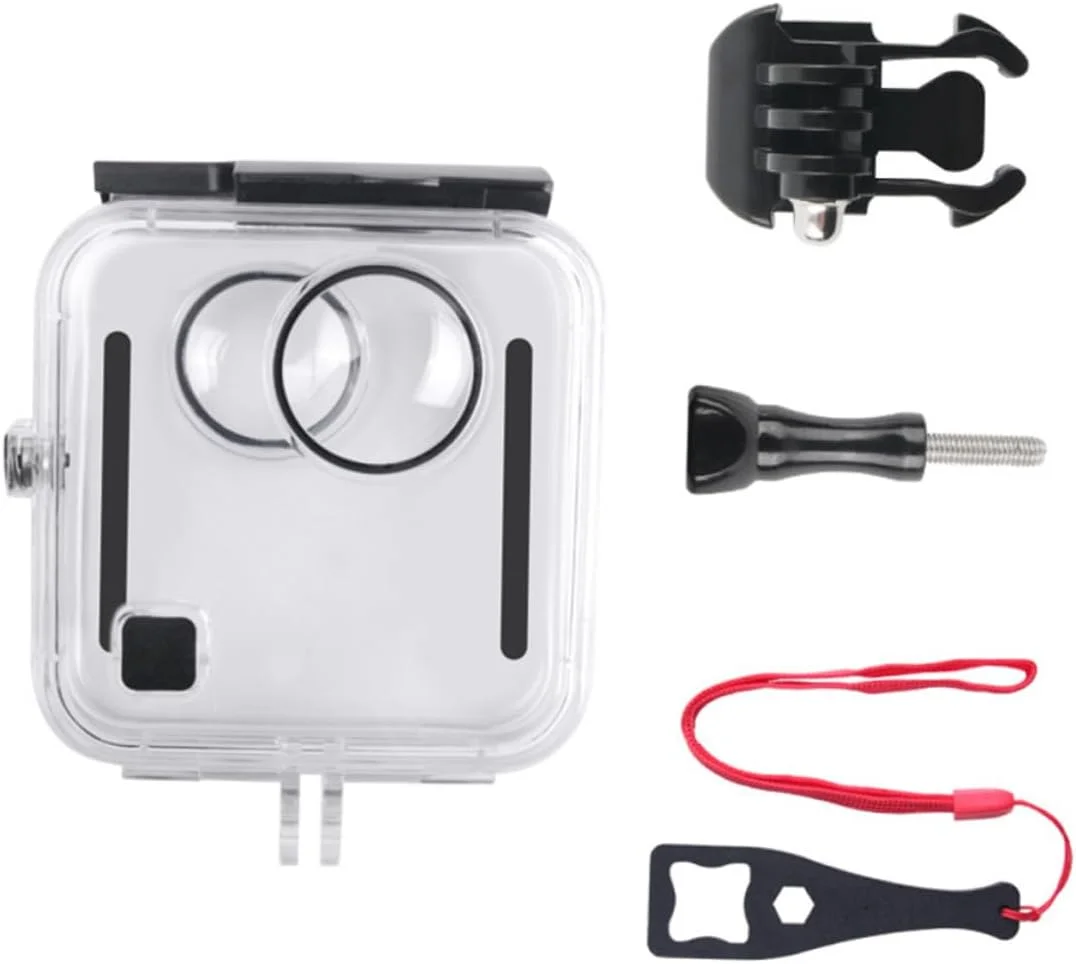محفظه ضد آب دوربین، قاب محافظ غواصی برای Fusion، ضد ضربه، شفاف، سبک و مقاوم، محفظه محافظ دوربین زیر آب محفظه ضد آب دوربین، قاب محافظ غواصی برای Fusion، ضد ضربه، شفاف، سبک و مقاوم، محفظه محافظ دوربین زیر آب
