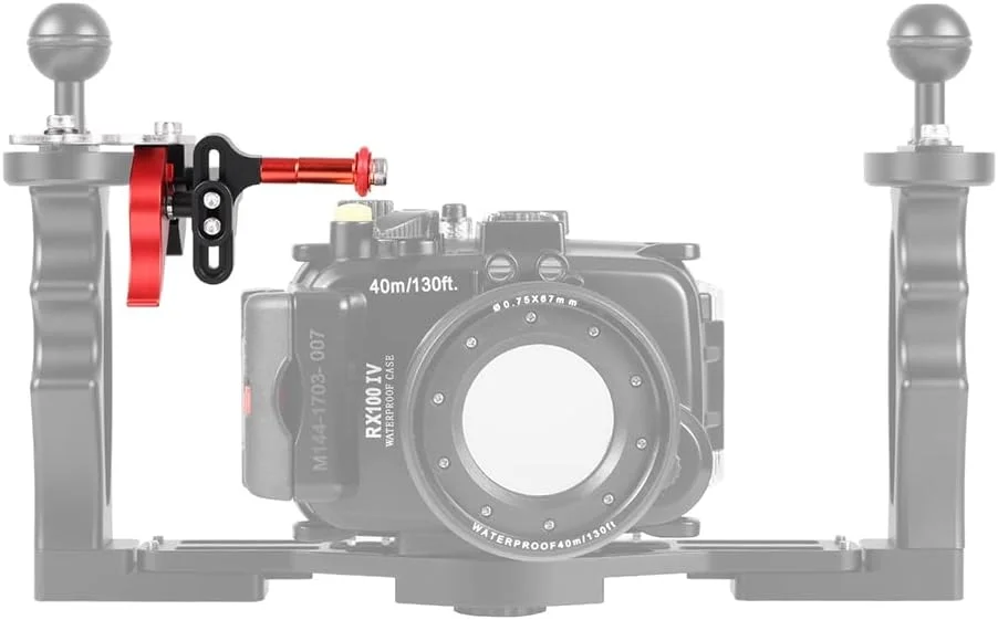 آداپتور نصب اهرم ماشه شاتر برای سینی زیر آب، مناسب دوربین های اکشن و محفظه ضد آب