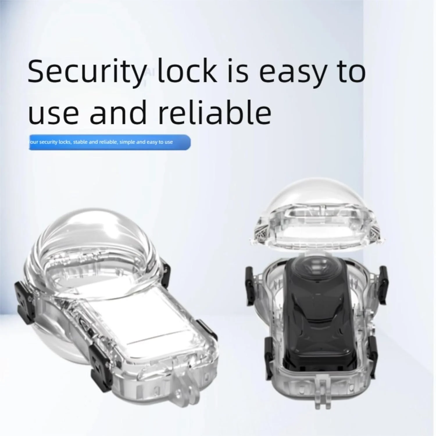 محفظه محافظ ضد آب برای دوربین نامرئی، عمق غوطه وری 60 متر، پوشش محافظ زیر آب، لوازم جانبی