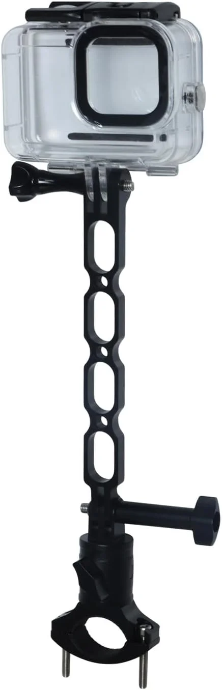 محفظه ضد آب دوربین Sea Frogs، سازگار با دوربین GoPro Hero 13/12/11/10/9، محفظه ضد آب 40 متری با بازوی توسعه و گیره دوچرخه