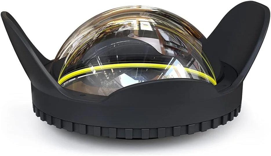 لنز واید انگل 67 میلی‌متری Sea Frogs برای محفظه دوربین زیر آب FE-1 67mm-01