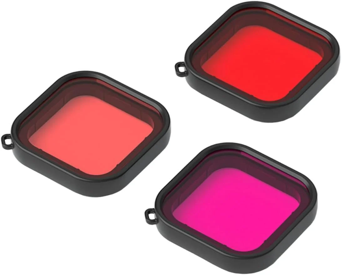 ۳ عدد محافظ لنز دوربین ضد آب سازگار با دوربین های غواصی برای عکسبرداری در آب و ورزش های زیر آب