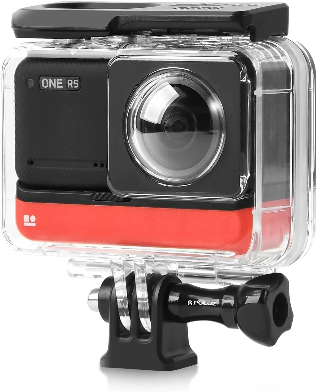 محفظه ضد آب برای دوربین اکشن Insta360 One RS 360 Edition، محفظه ضد آب PULUZ، پوسته غواصی زیر آب، 30 متر