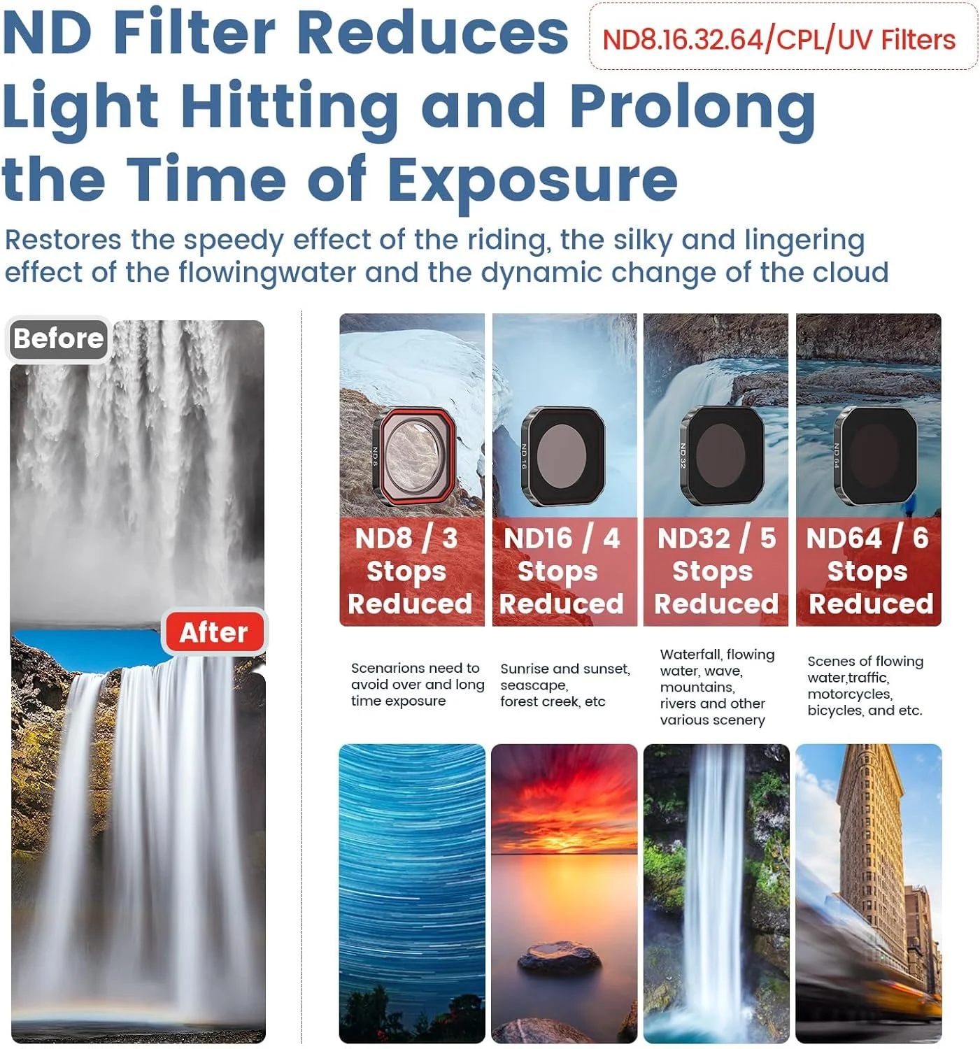 فیلتر CPL با شفافیت بالا، پوشش ضد آب، فریم آلومینیومی برای دوربین های اکشن AcePro2، مناسب فضای باز، سناریوهای مختلف، فیلتر CPL برای عکاسی خانوادگی و مسافرتی فیلتر CPL با شفافیت بالا، پوشش ضد آب، فریم آلومینیومی برای دوربین های اکشن AcePro2، مناسب فضای باز، سناریوهای مختلف، فیلتر CPL برای عکاسی خانوادگی و مسافرتی