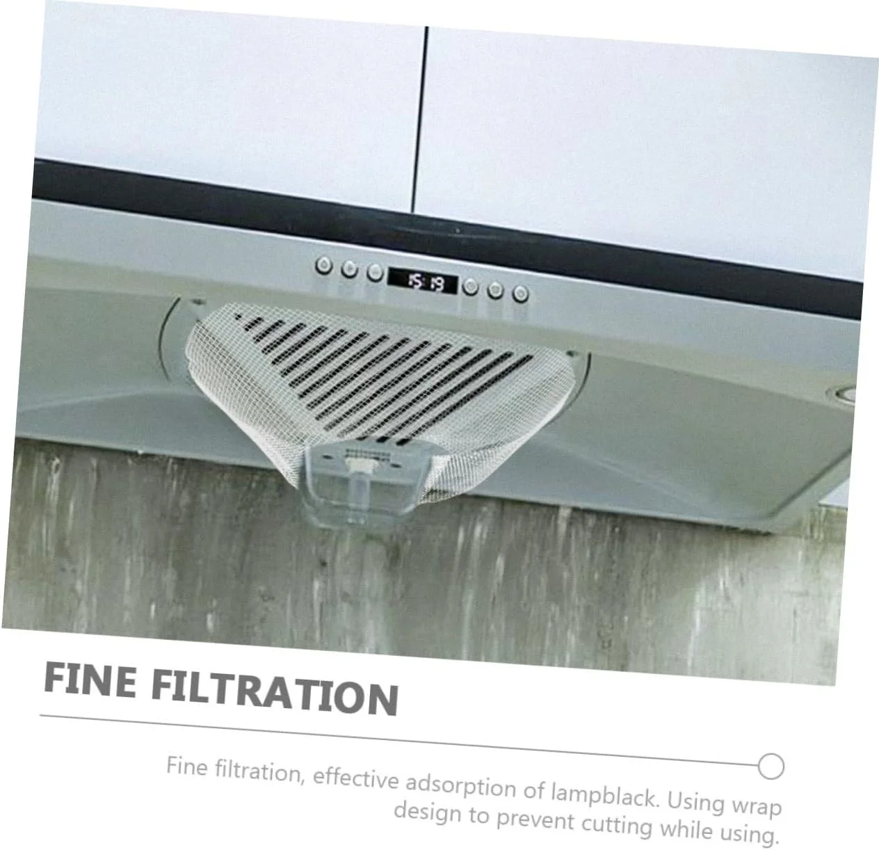 ۱۲ عدد توری فیلتر گرد برای هود آشپزخانه، فیلترهای جهانی برای هواکش آشپزخانه، جذب موثر چربی، نصب آسان برای خانواده ها و رستوران ها