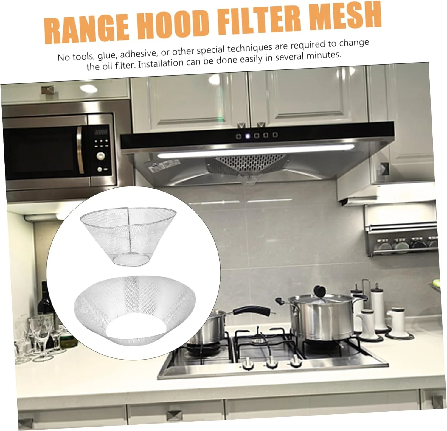 ۱۰ عدد فیلتر هود آشپزخانه با کیفیت بالا، فیلتر چربی بادوام، مناسب برای انواع اجاق گاز، نصب آسان و صرفه جویی در فضا