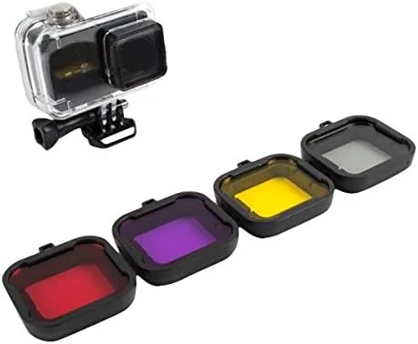 فیلتر لنز غواصی زیر آب برای دوربین اکشن شیائومی Yi 2 4K - زرد - تصویر 2
