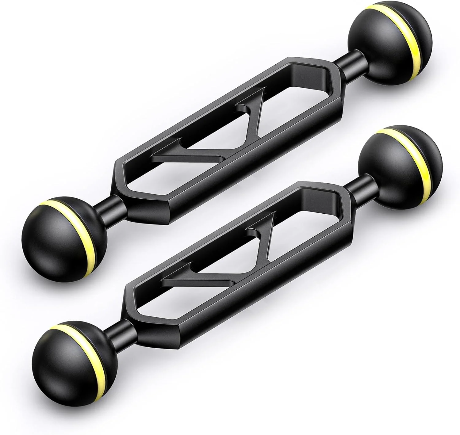 بازوی توپی دوتایی Sea frogs AM-16، ۱۲.۷ سانتی متر، تجهیزات عکاسی زیر آب، سیستم روشنایی، آلیاژ آلومینیوم، تجهیزات غواصی، لوازم جانبی، بازوهای سبک، ۲ عدد