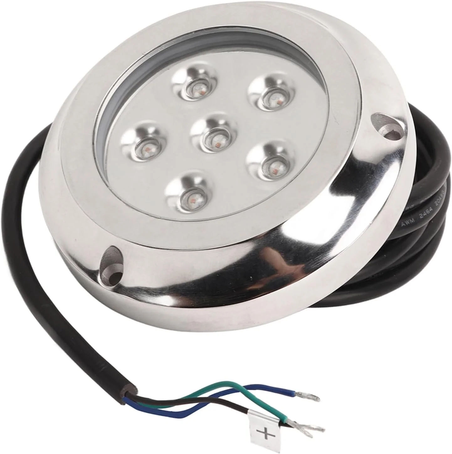 چراغ زیرآبی قایق تفریحی، چراغ زیرآبی دریایی، لامپ آب دریا استیل 316 ضد آب IP68 زاویه روشنایی 100 درجه 6 تراشه LED برای استخر قایق تفریحی و فواره (RGB) چراغ زیرآبی قایق تفریحی، چراغ زیرآبی دریایی، لامپ آب دریا استیل 316 ضد آب IP68 زاویه روشنایی 100 درجه 6 تراشه LED برای استخر قایق تفریحی و فواره (RGB)