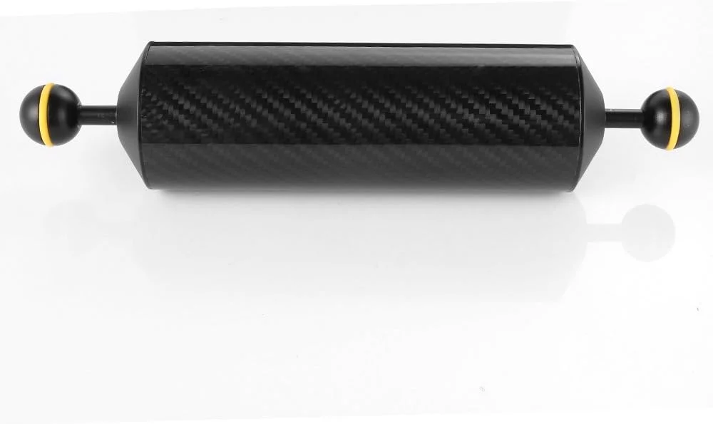 بازوی شناور کربنی Run Shuangyu، 2.5 سانتی متری، توپ دوتایی، برای شناوری، سیستم دوربین زیر آب