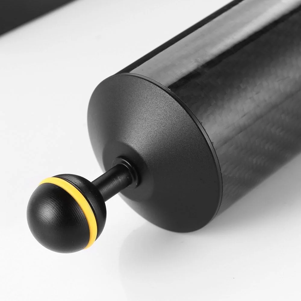 بازوی شناور کربنی Run Shuangyu، 2.5 سانتی متری، توپ دوتایی، برای شناوری، سیستم دوربین زیر آب