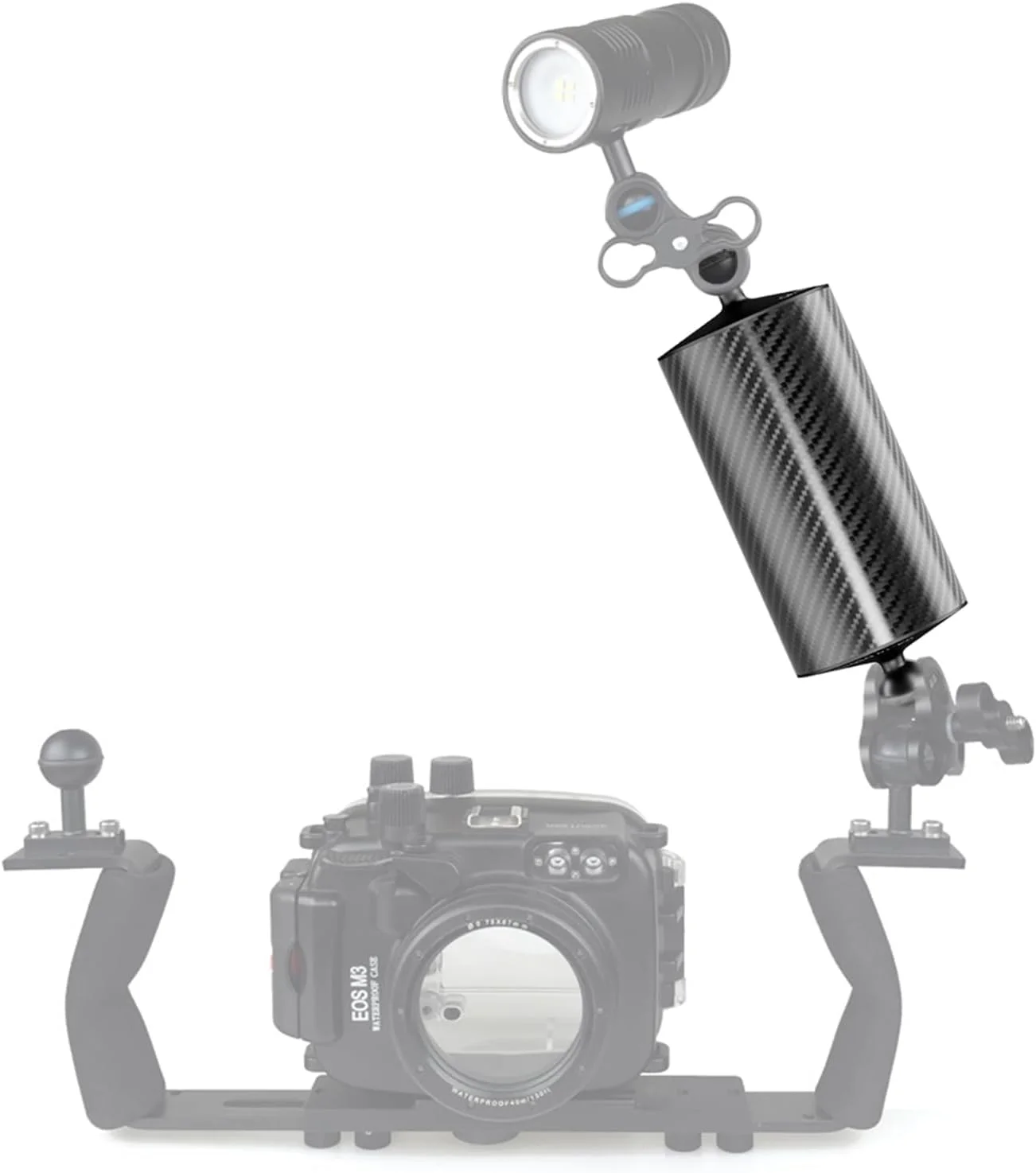 بازوی شناور زیر آب Seafrogs D80 mm، فیبر کربنی، بازوی شناور دو توپی غواصی برای سینی غواصی زیر آب، نور/استروب ویدئویی (D80 mm، 20.3 cm، شناوری فراهم شده، 600 گرم) بازوی شناور زیر آب Seafrogs D80 mm، فیبر کربنی، بازوی شناور دو توپی غواصی برای سینی غواصی زیر آب، نور/استروب ویدئویی (D80 mm، 20.3 cm، شناوری فراهم شده، 600 گرم)