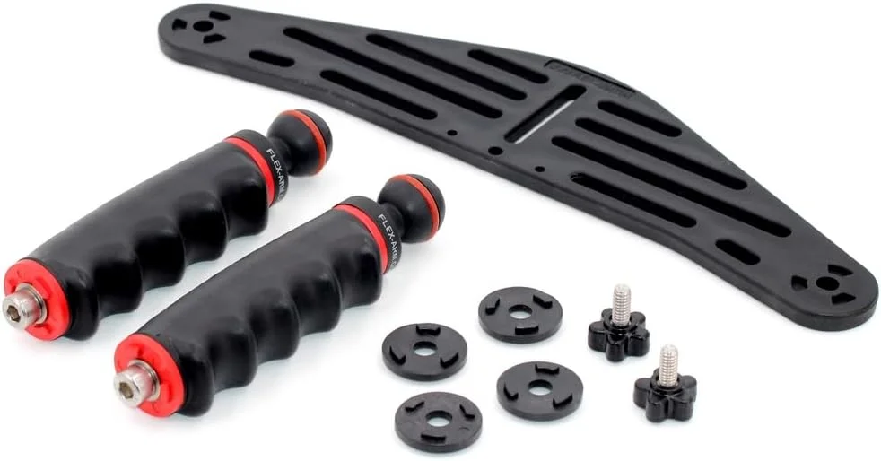 ریل دوربین 320 میلی‌متری برای محفظه زیر آب با دسته دوتایی و توپ 25 میلی‌متری عکاسی زیر آب FLEX-ARM ST20204