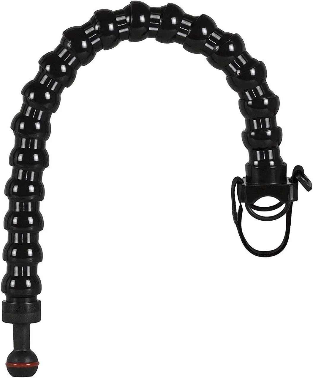 بازوی انعطاف پذیر 17 ماژول با آداپتور پشتیبانی چراغ قوه با توپ 25 میلی متری طول 50 سانتی متر 600S33BK