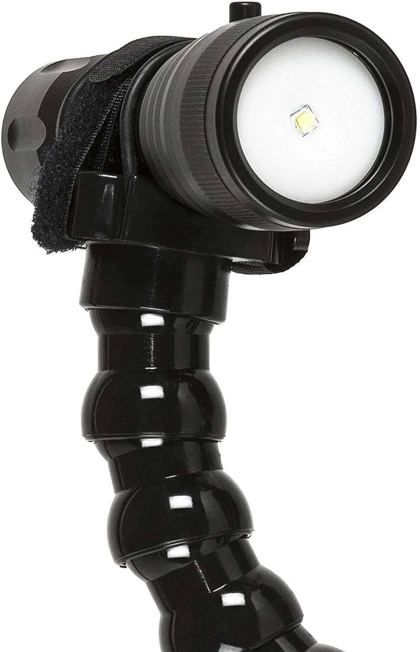 دسته با بازوی انعطاف پذیر 12 ماژول و آداپتور پشتیبانی چراغ قوه M8 رزوه داخلی طول 45 سانتی متر برای ریل محفظه زیر آب FLEX-ARM 600M32BK دسته با بازوی انعطاف پذیر 12 ماژول و آداپتور پشتیبانی چراغ قوه M8 رزوه داخلی طول 45 سانتی متر برای ریل محفظه زیر آب FLEX-ARM 600M32BK