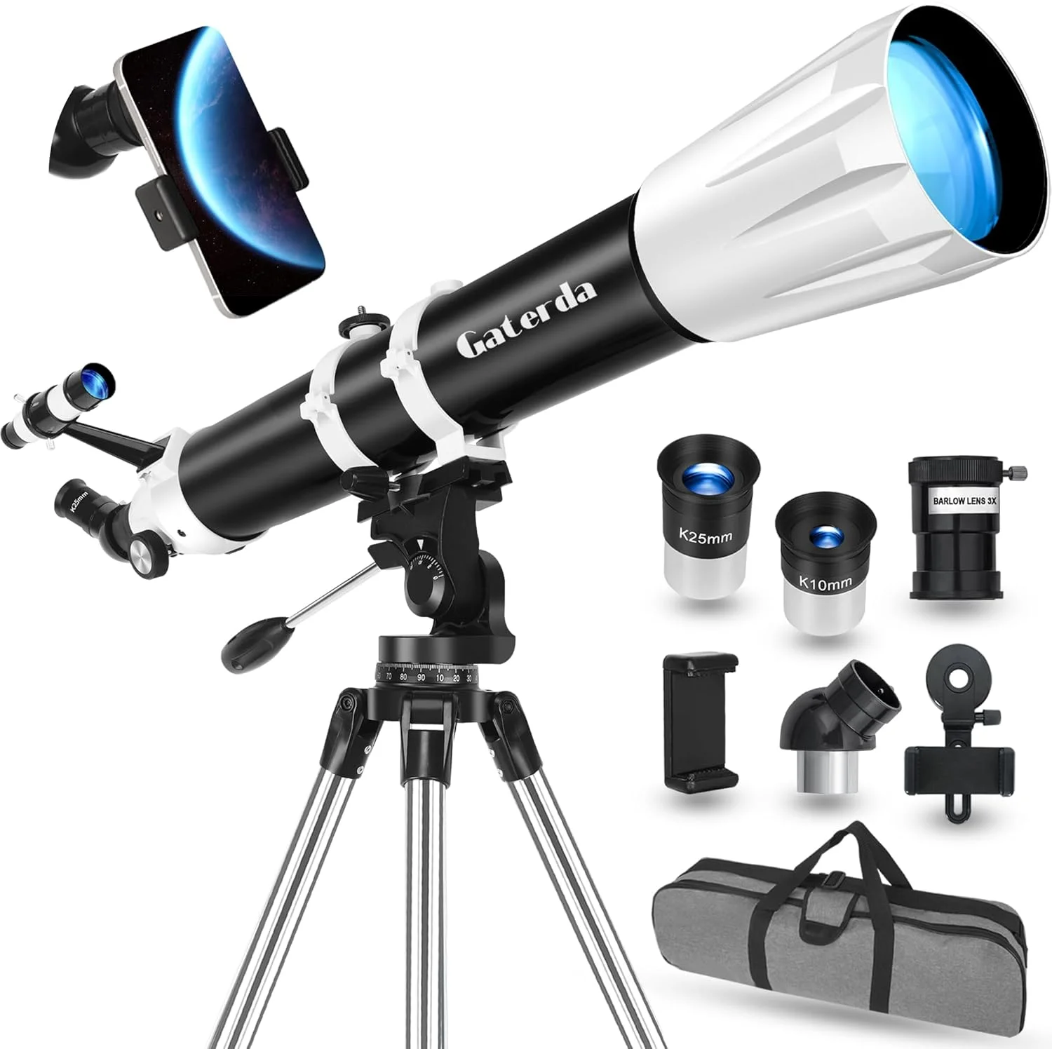 تلسکوپ شکستی مدل 90mm دیافراگم 900mm
