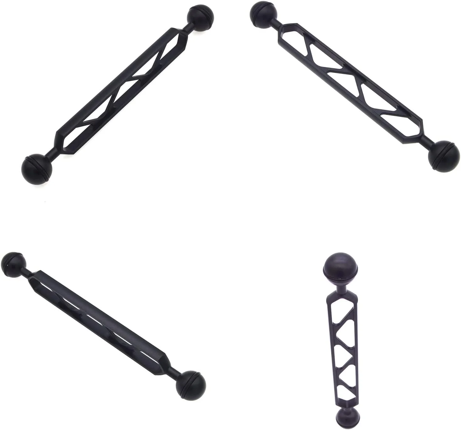 بازوی توپی دوتایی 8 اینچی با اتصال سر توپی، میله افزایش طول ضد آب برای نور ویدیو، سینی دوربین غواصی، دسته، بازوی توپی، پایه افزایش طول دوربین زیر آب بازوی توپی دوتایی 8 اینچی با اتصال سر توپی، میله افزایش طول ضد آب برای نور ویدیو، سینی دوربین غواصی، دسته، بازوی توپی، پایه افزایش طول دوربین زیر آب