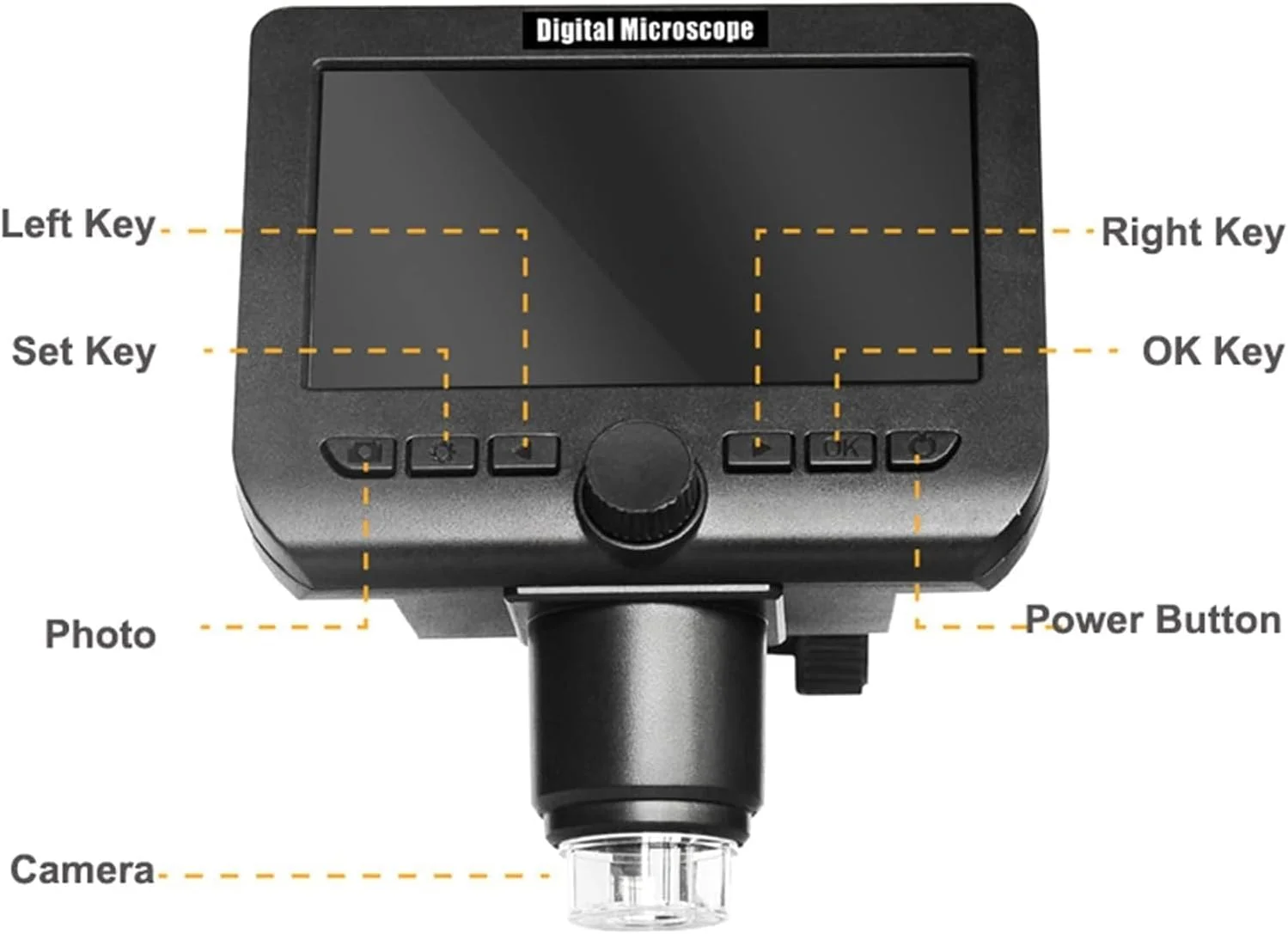 میکروسکوپ دیجیتال وای فای Smars 1000X با صفحه نمایش 4.3 اینچی به همراه پایه بازرسی بافت سکه و مناسب برای مصارف صنعتی